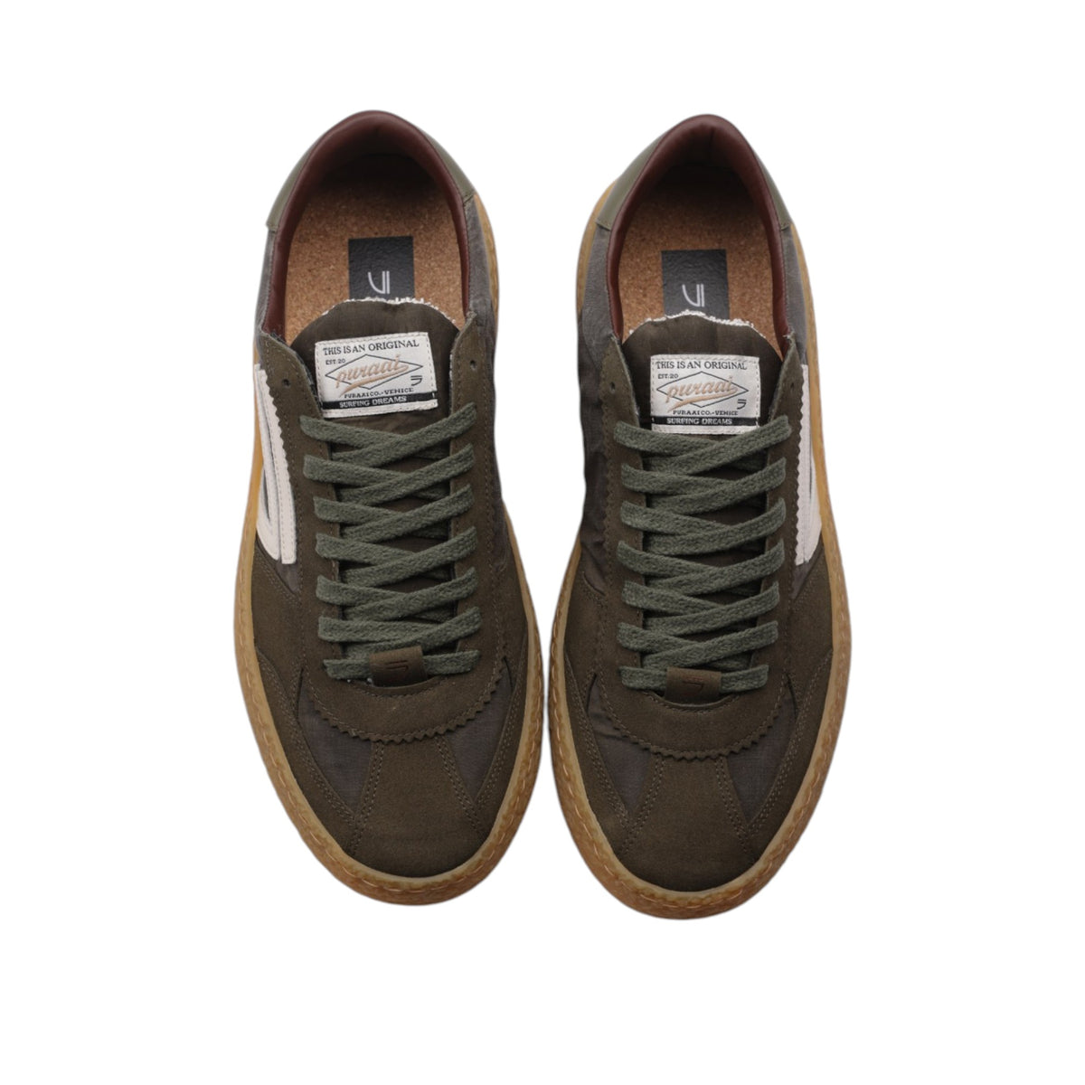 Puraai Vintage Sidro Uomo Verde