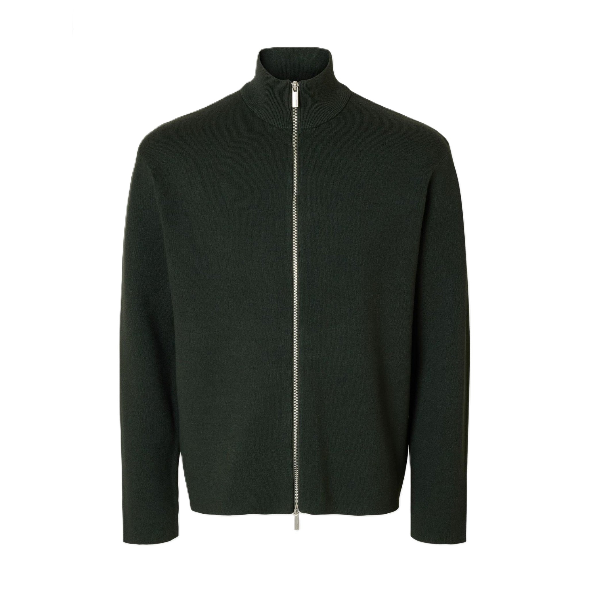 RELAXED ZIP CARDIGAN