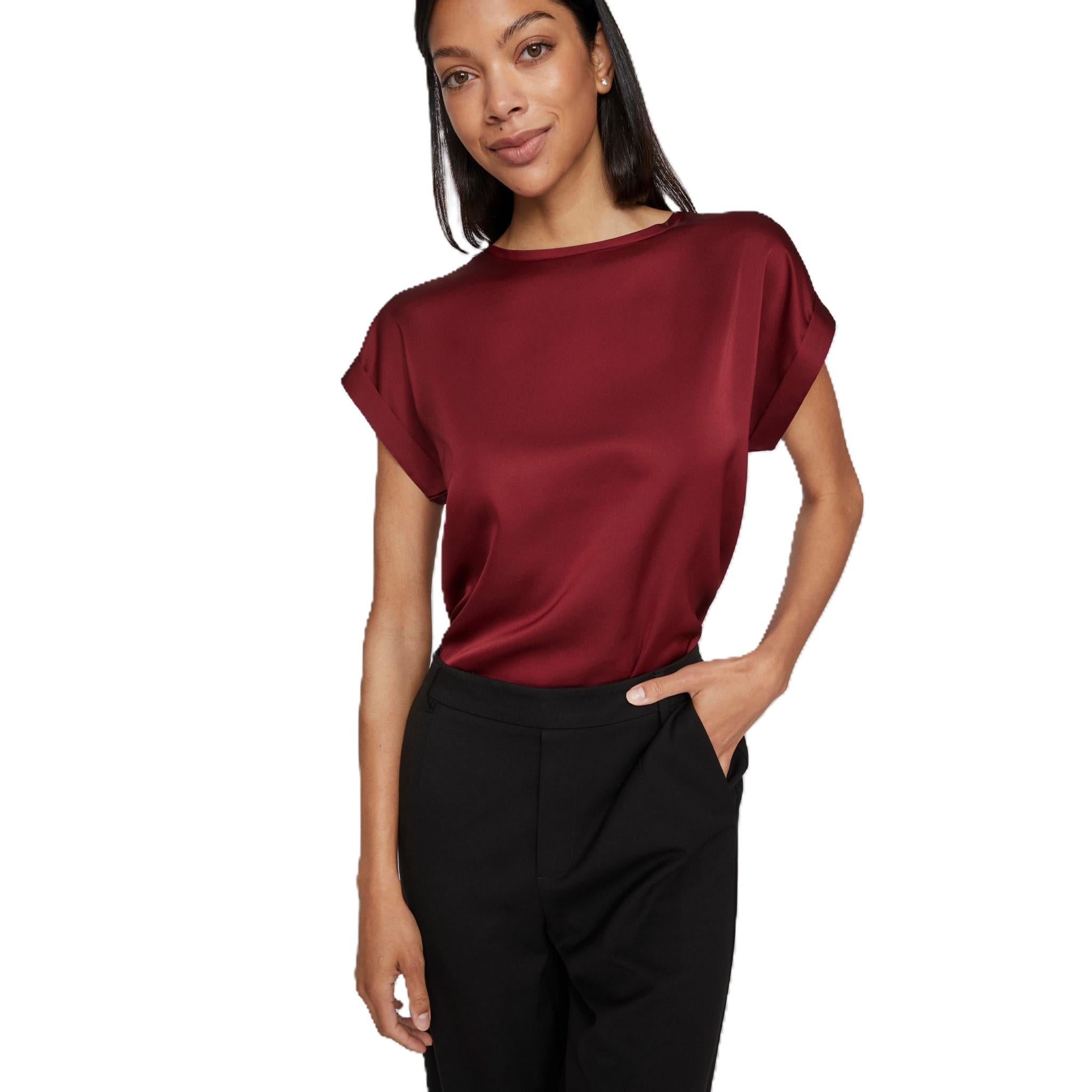 ELLETTE SATIN TOP