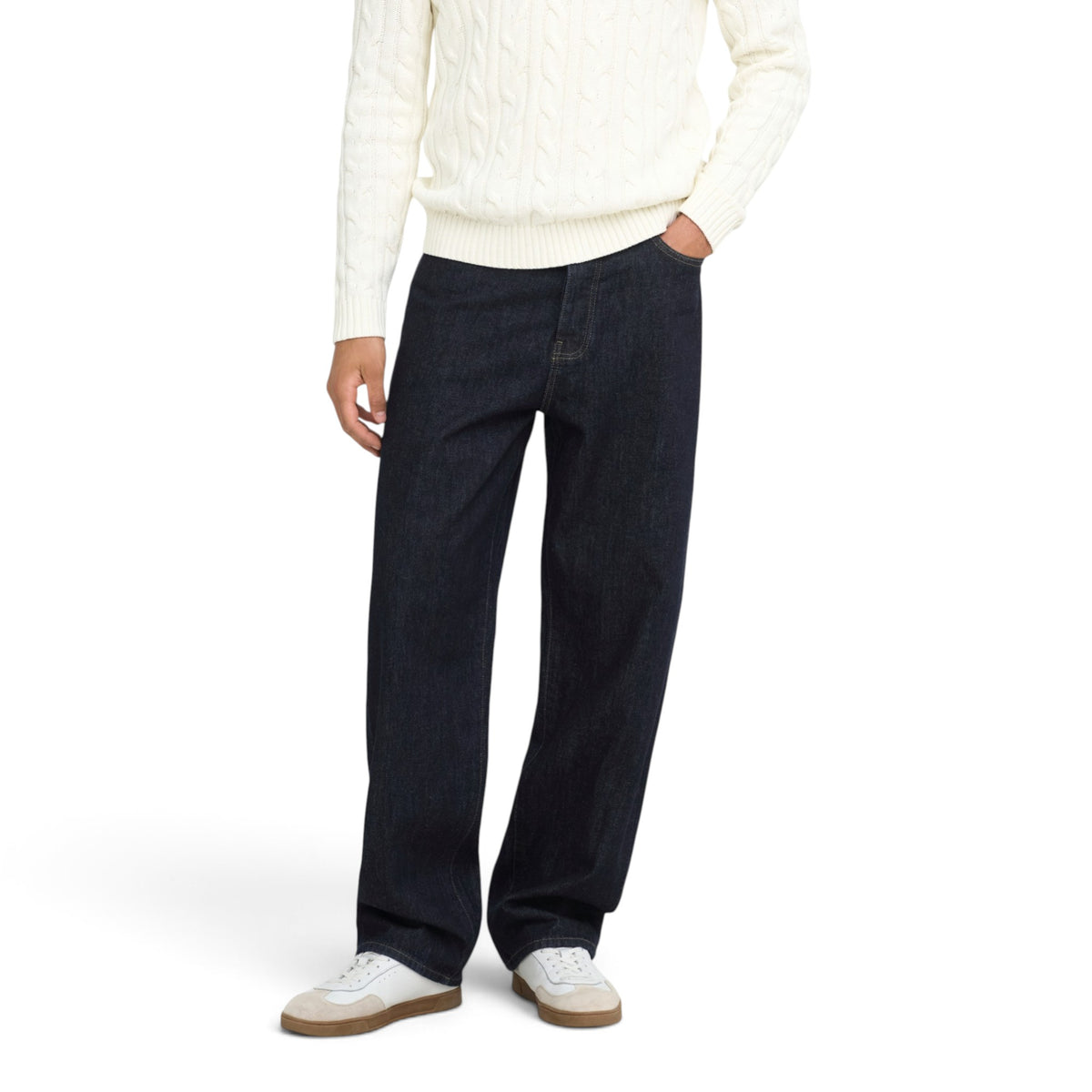 FADE LOOSE RINSE DENIM
