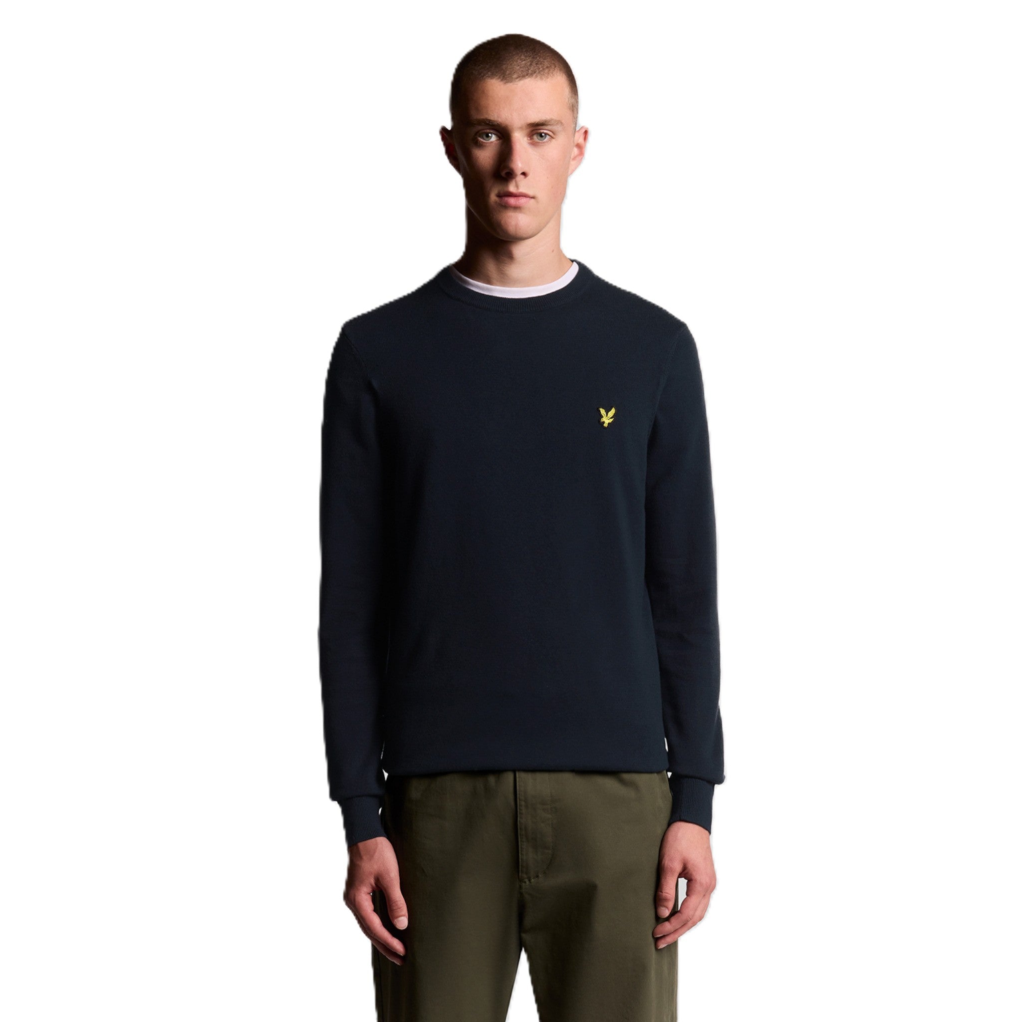COTTON CREW NECK JUMPER