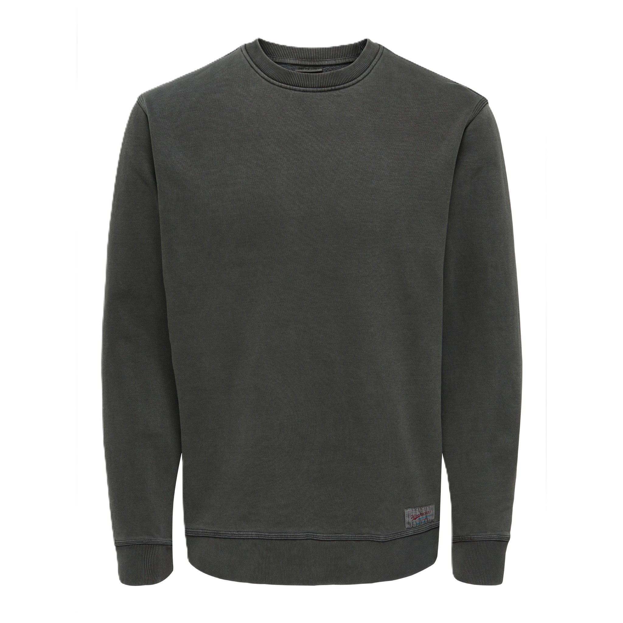 ONSBROCK WASHED LOGO CREW SWEAT