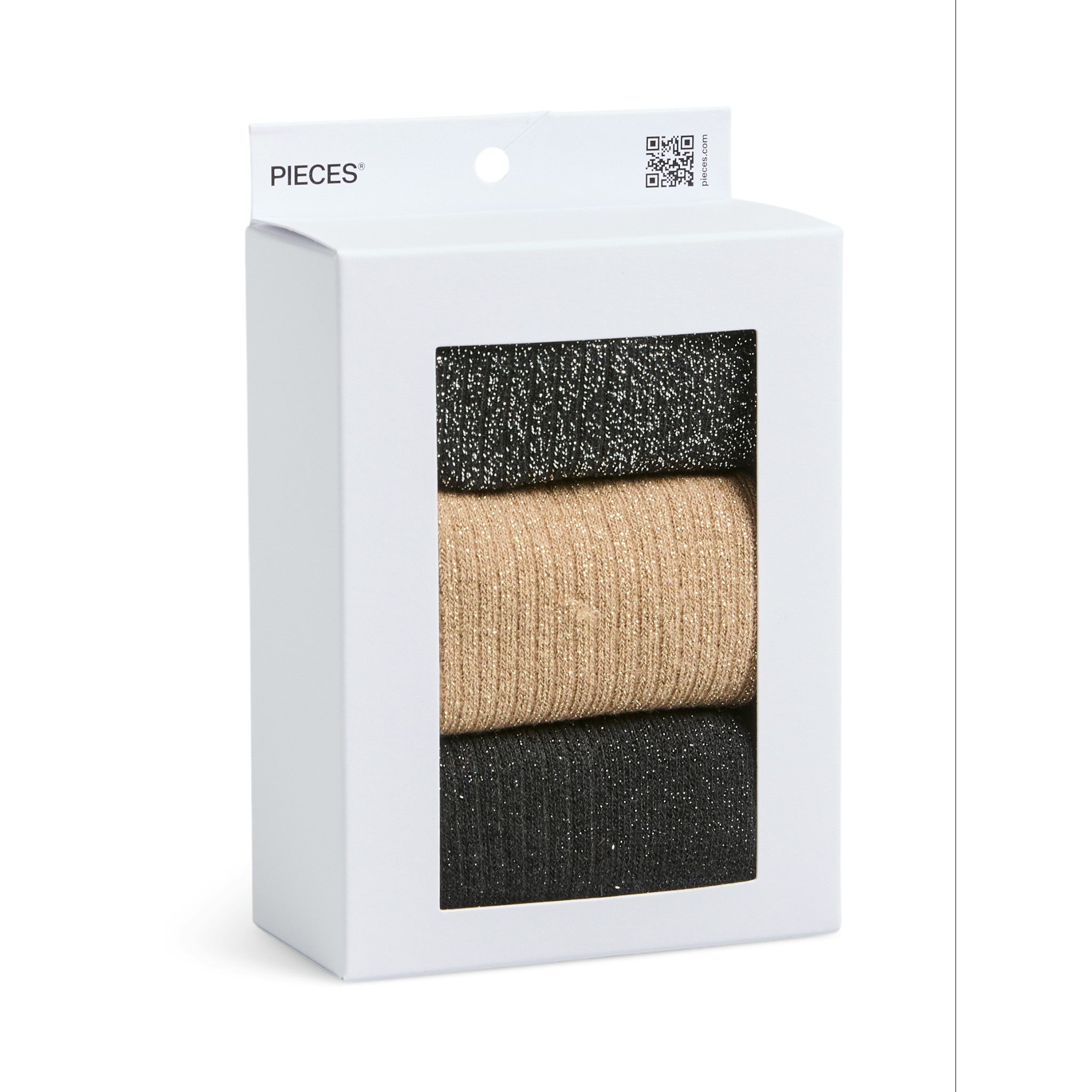 PCSEBBY FRILL SOCK 3 PACK BOX