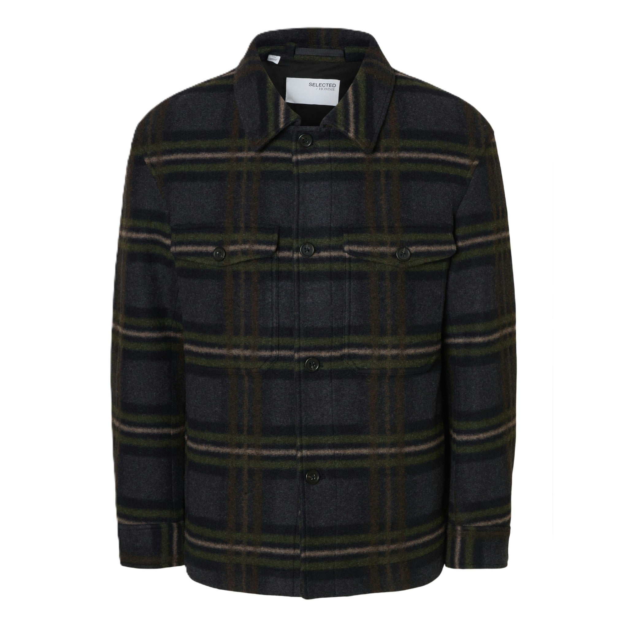 SLHMITCH WOOL BLEND SHACKET