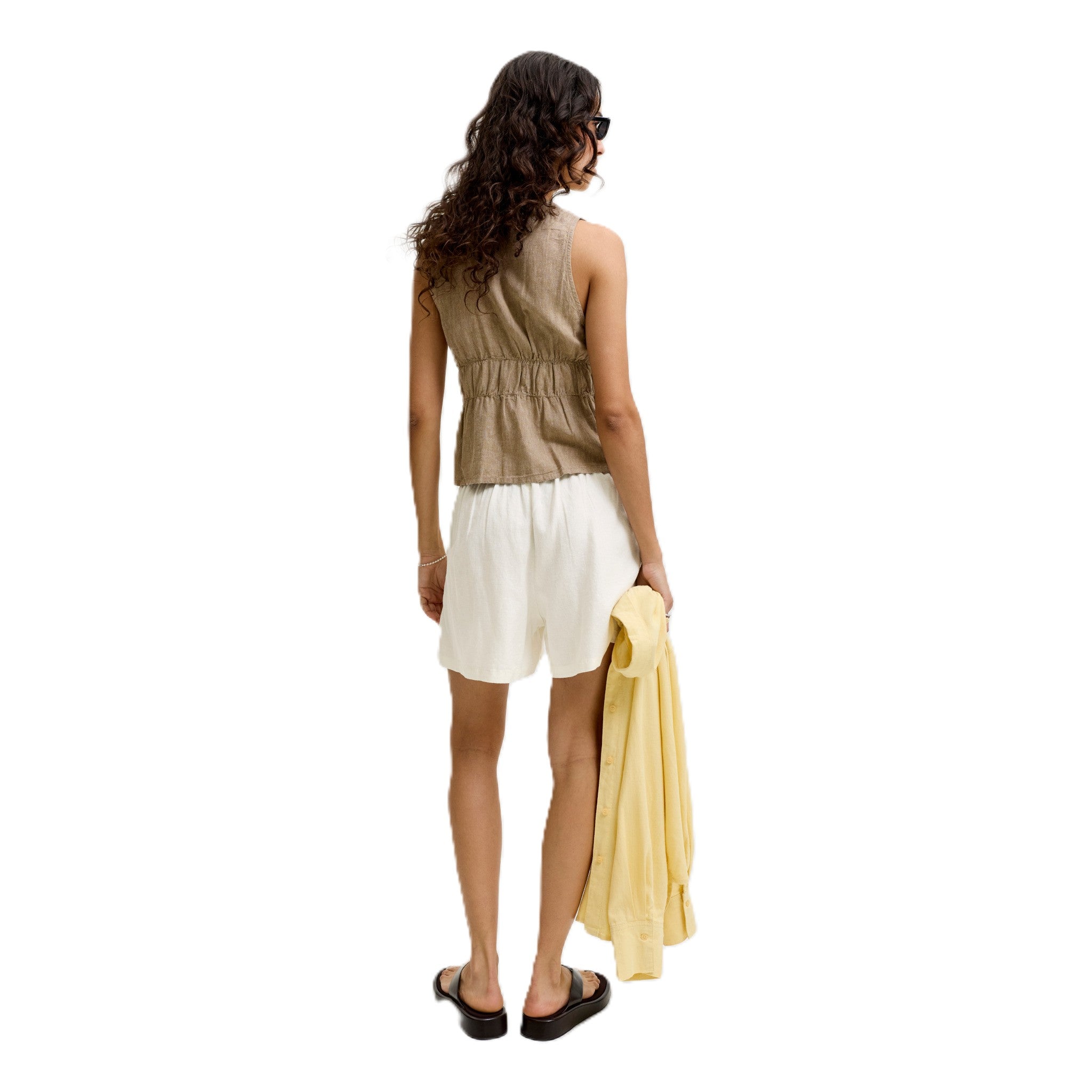ALMIRA LINEN SHORTS