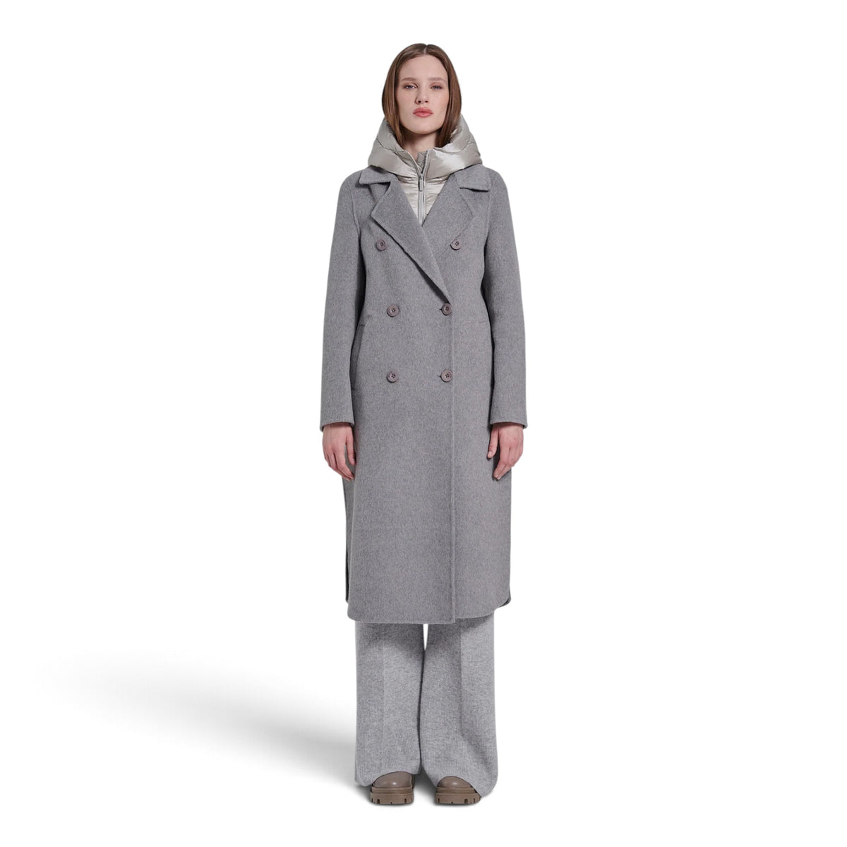 COPENAGHEN COAT - CAPPOTTO IN LANA E NYLON