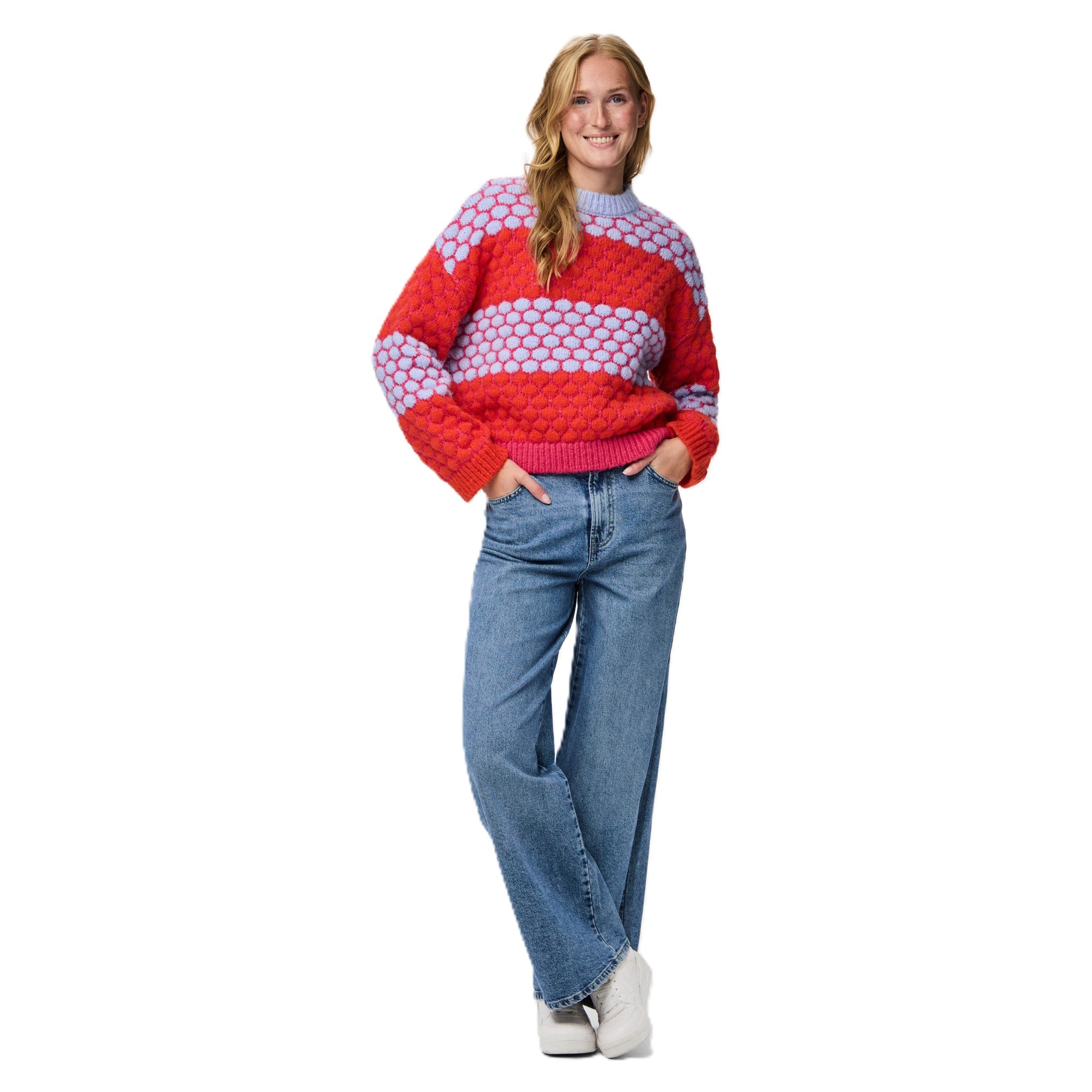 PCJANEL O-NECK KNIT
