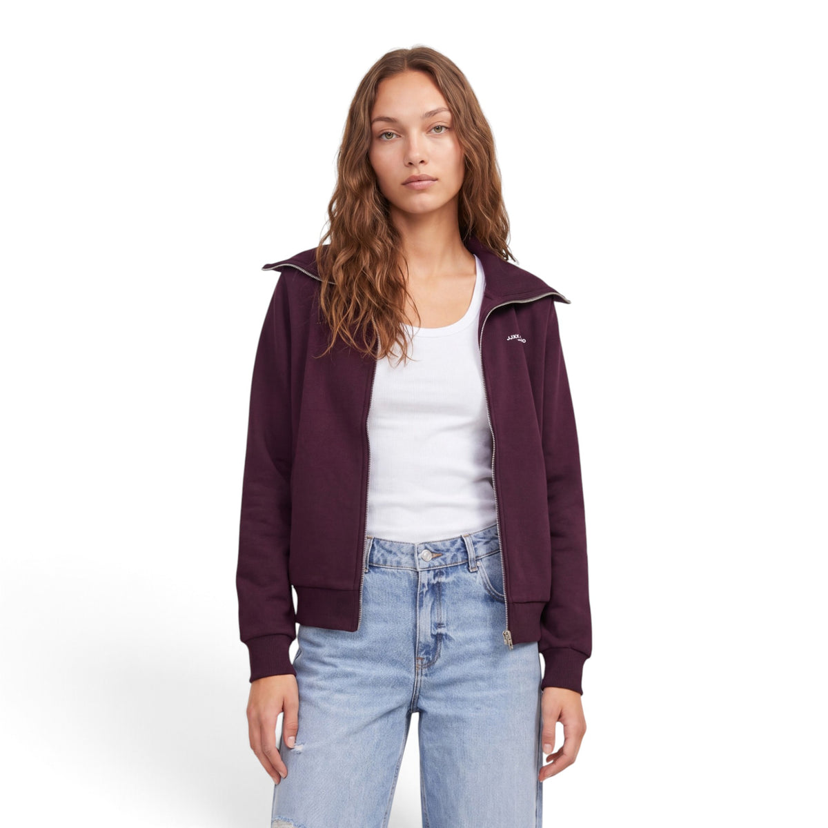 STUDIO VESTERBRO FLAT KNIT ZIP SWEATER