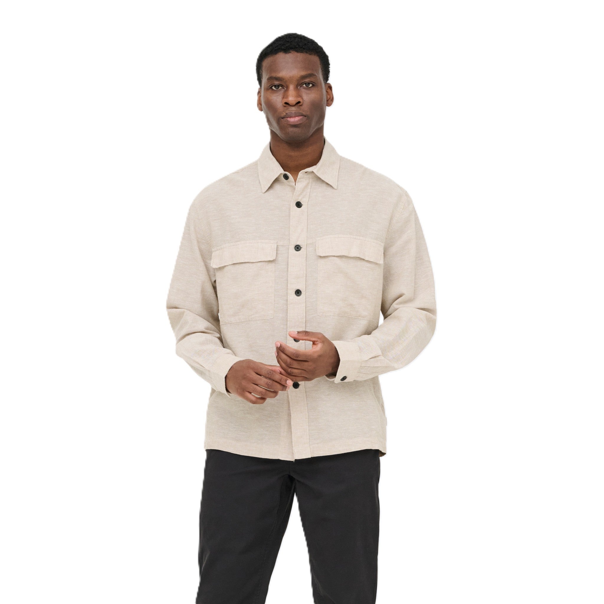 CAIDEN OVERSHIRT LINEN