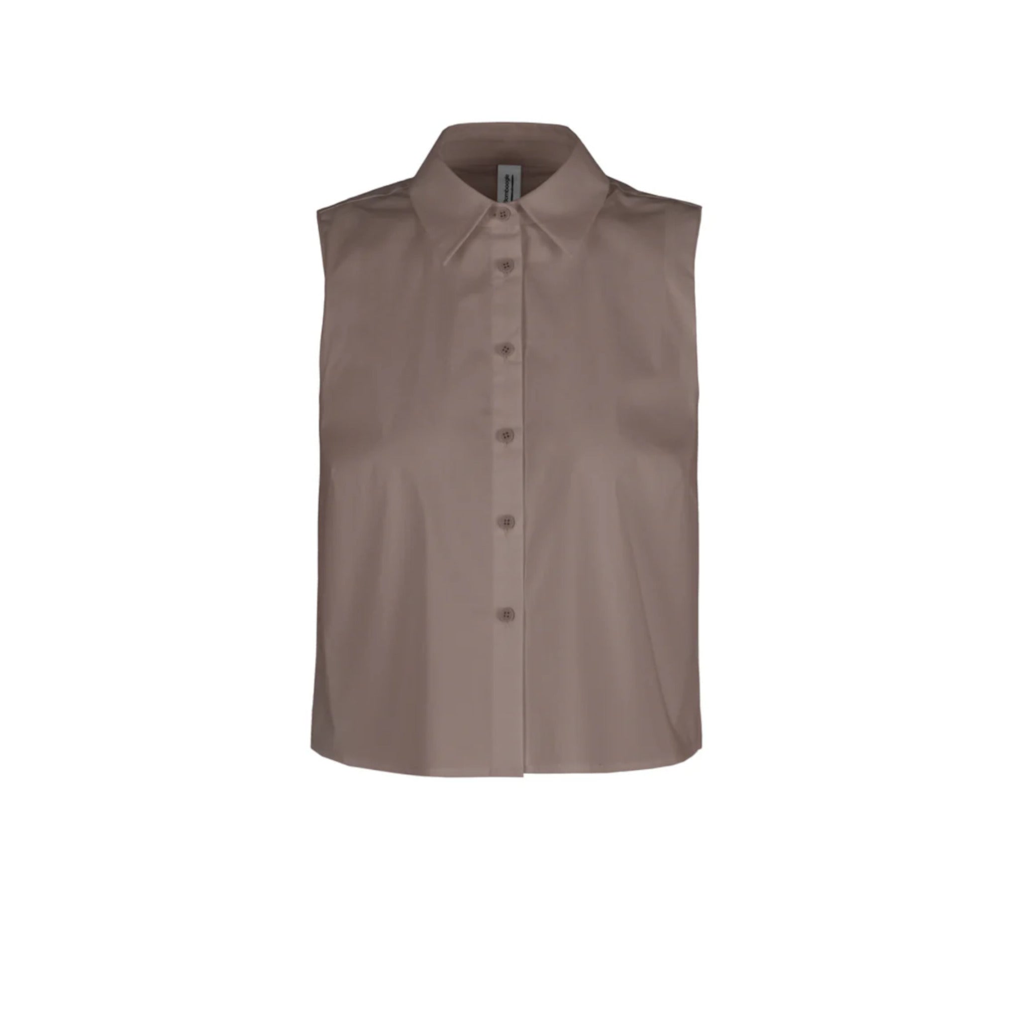 CAMICIA REGULAR FIT IN RASO DI COTONE