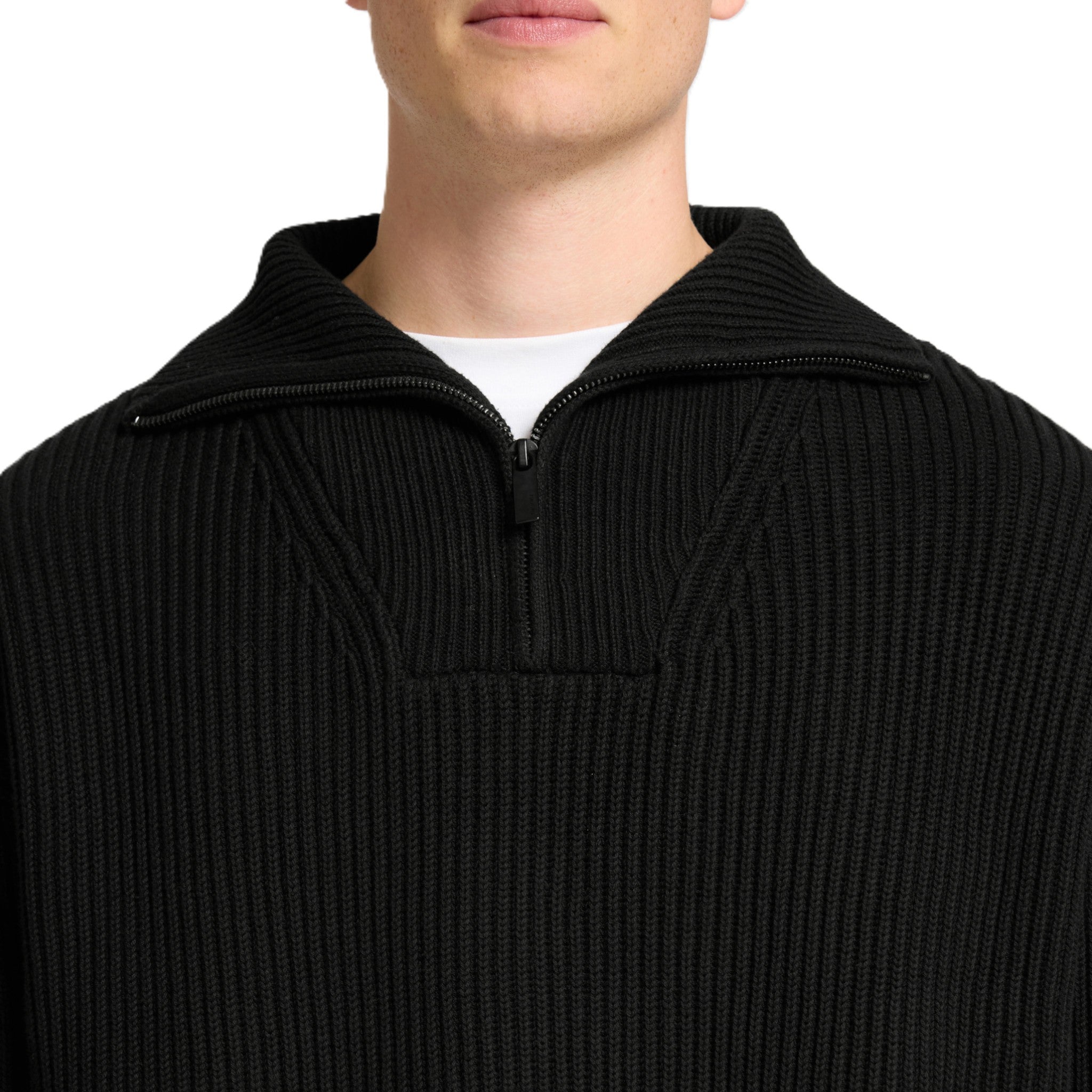 SLHDRY KNIT RELAXED HALF ZIP