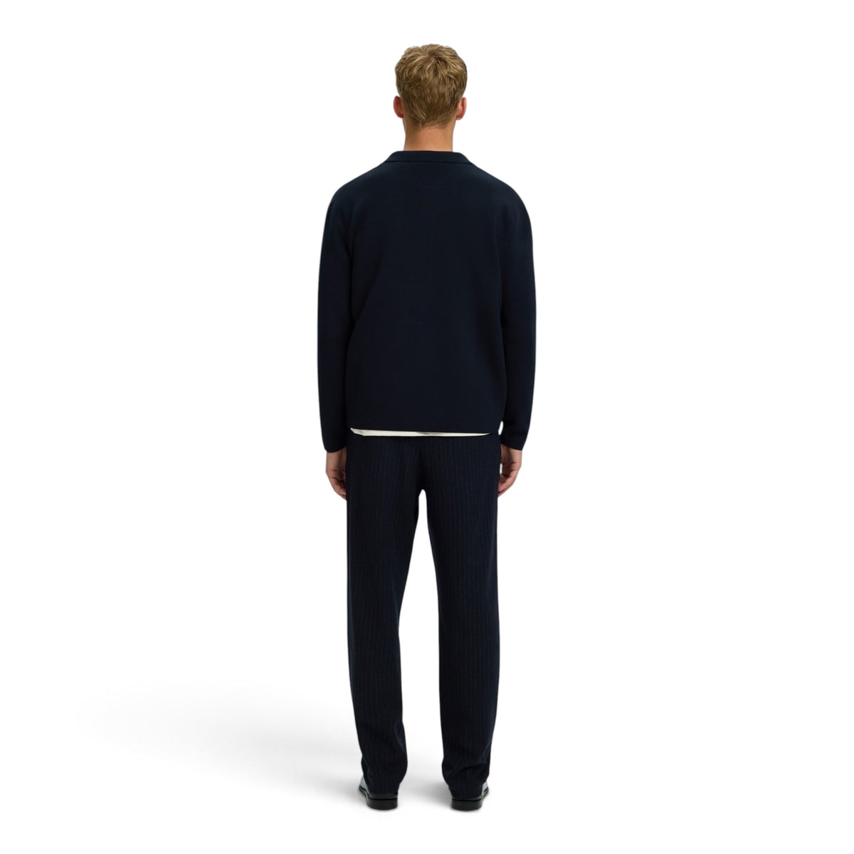 MIKE LIGHT POLO CARDIGAN