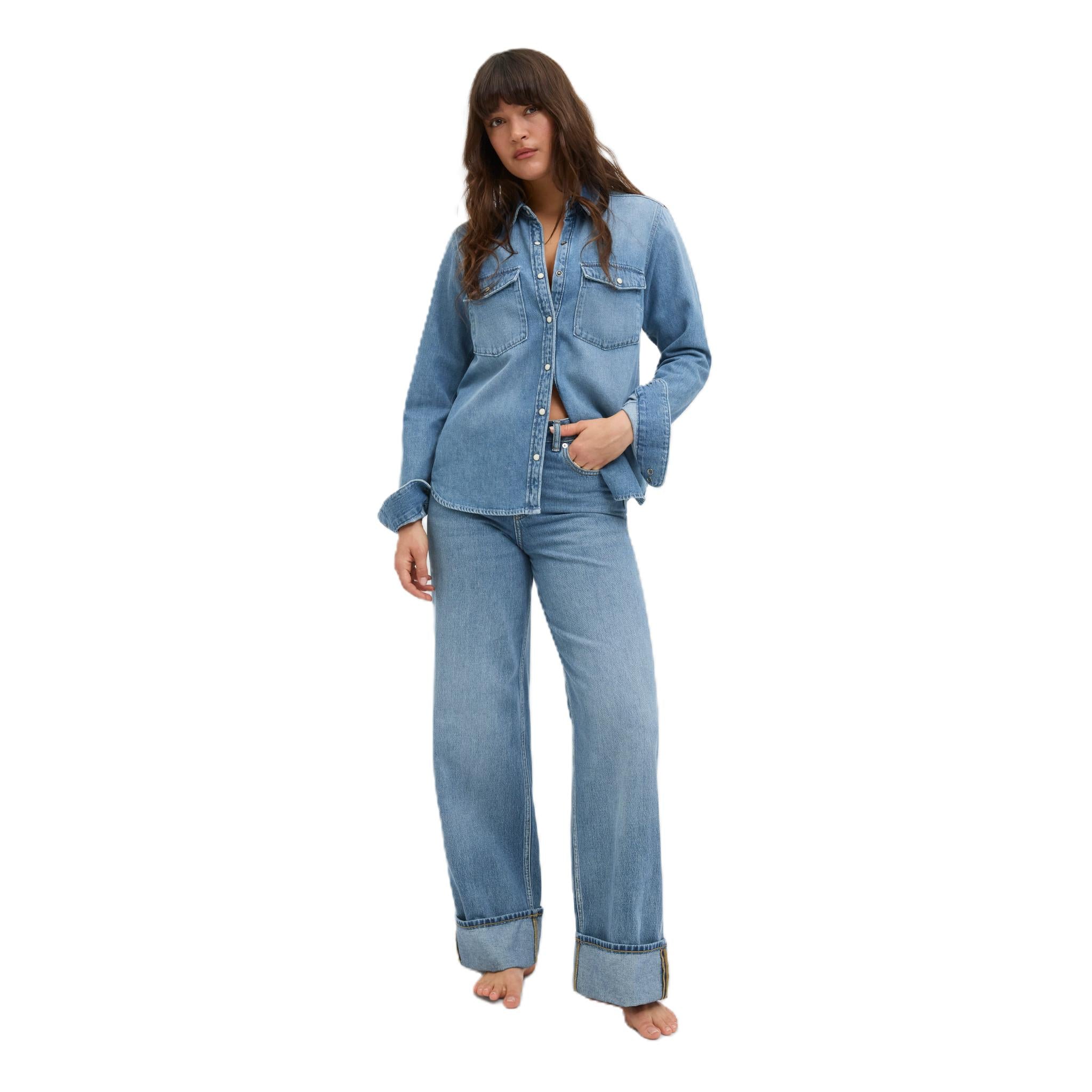 JXTOKYO WIDE FOLD JEANS