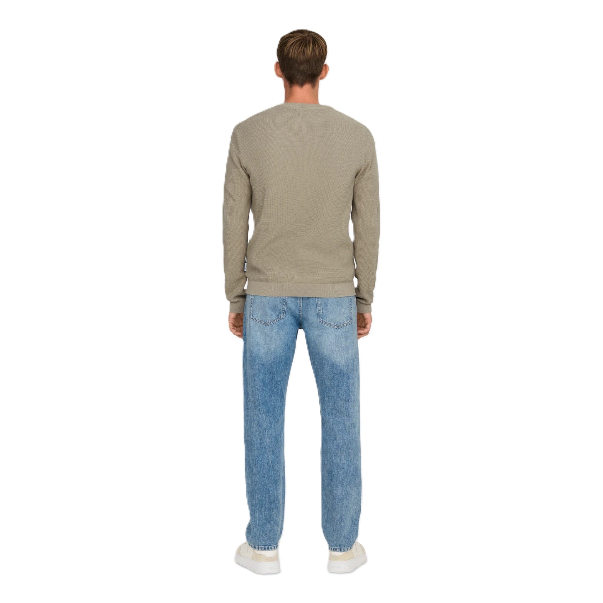 TONY WAFFLE CREW KNIT