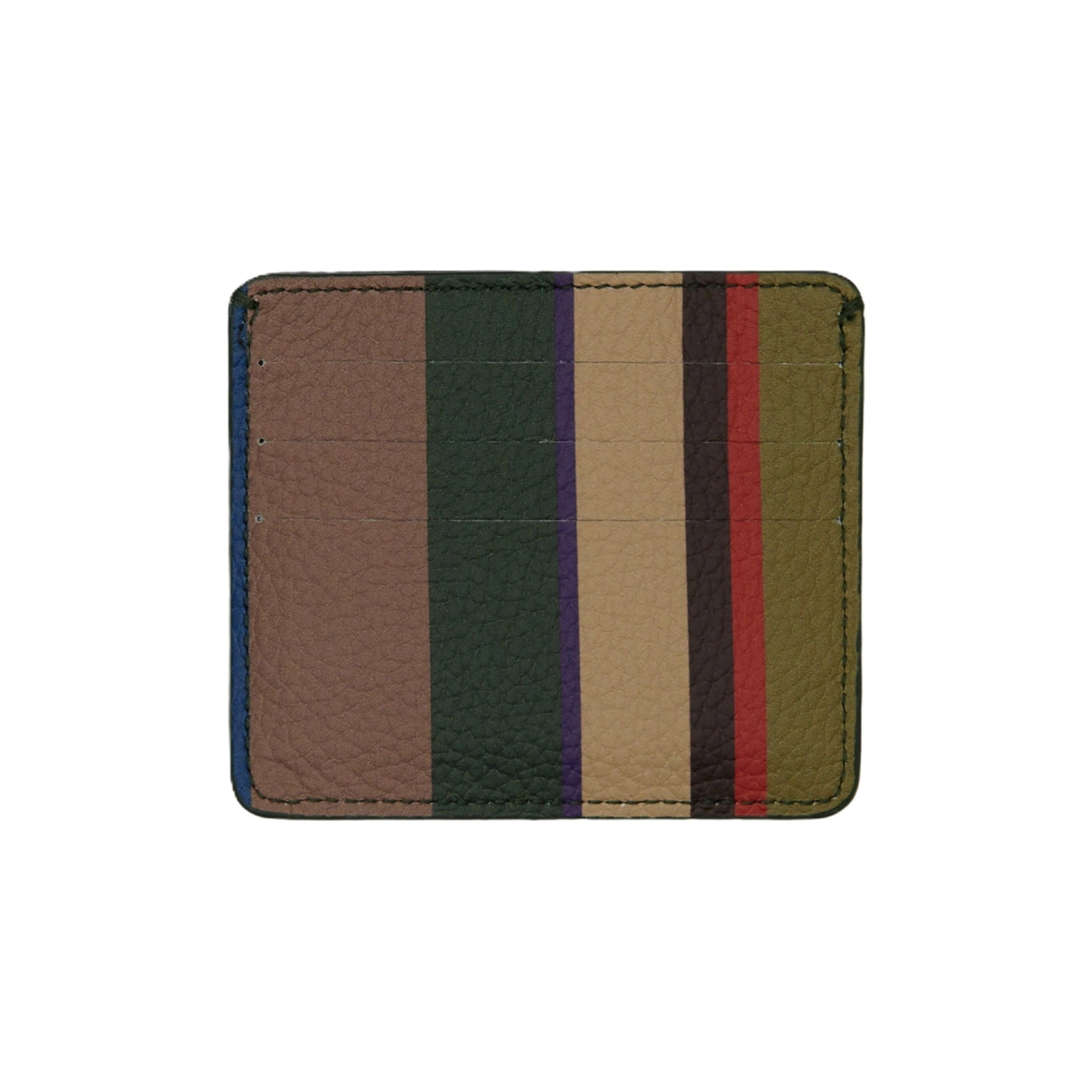 PORTA CARTA DI CREDITO IN PELLE MARTELLATA