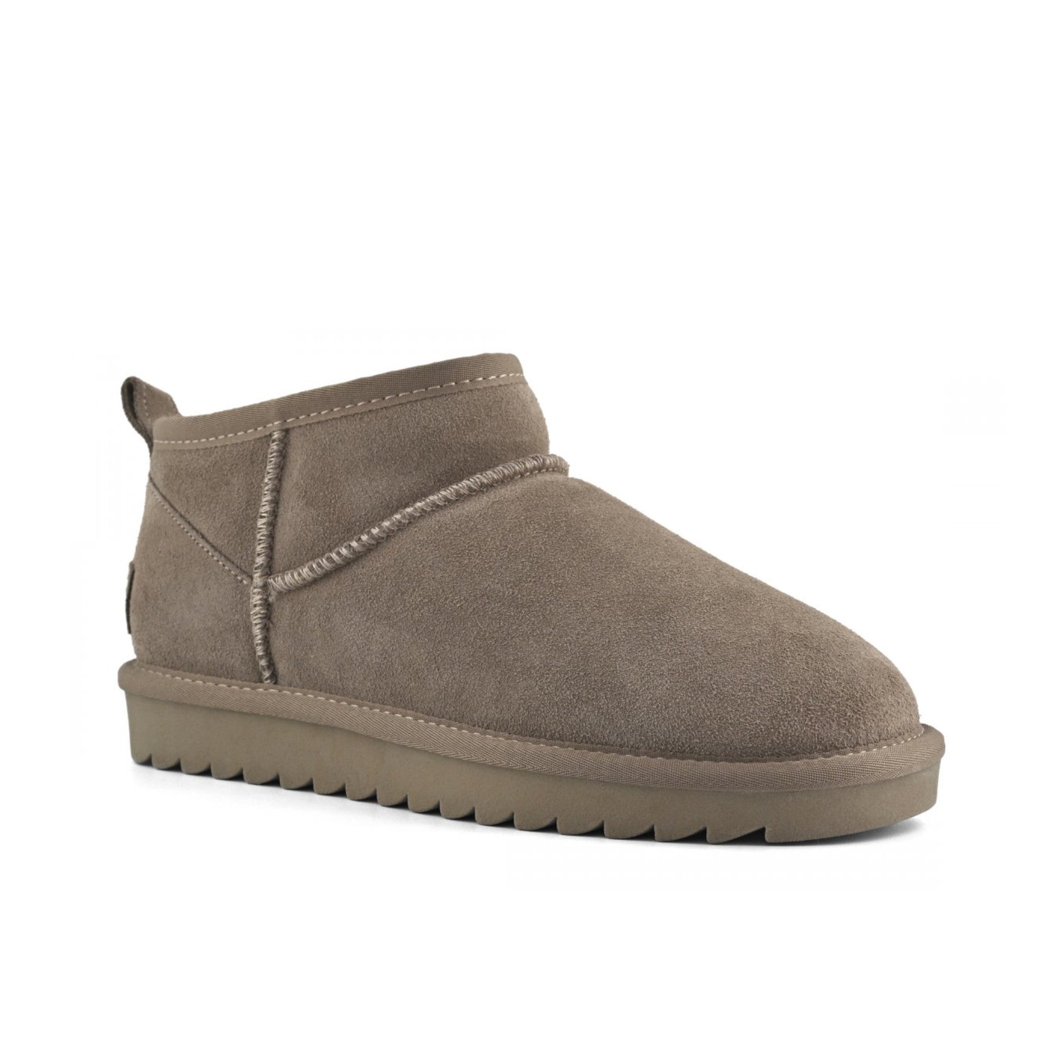 STIVALE BASSO INVERNALE IN PELLE SCAMOSCIATA