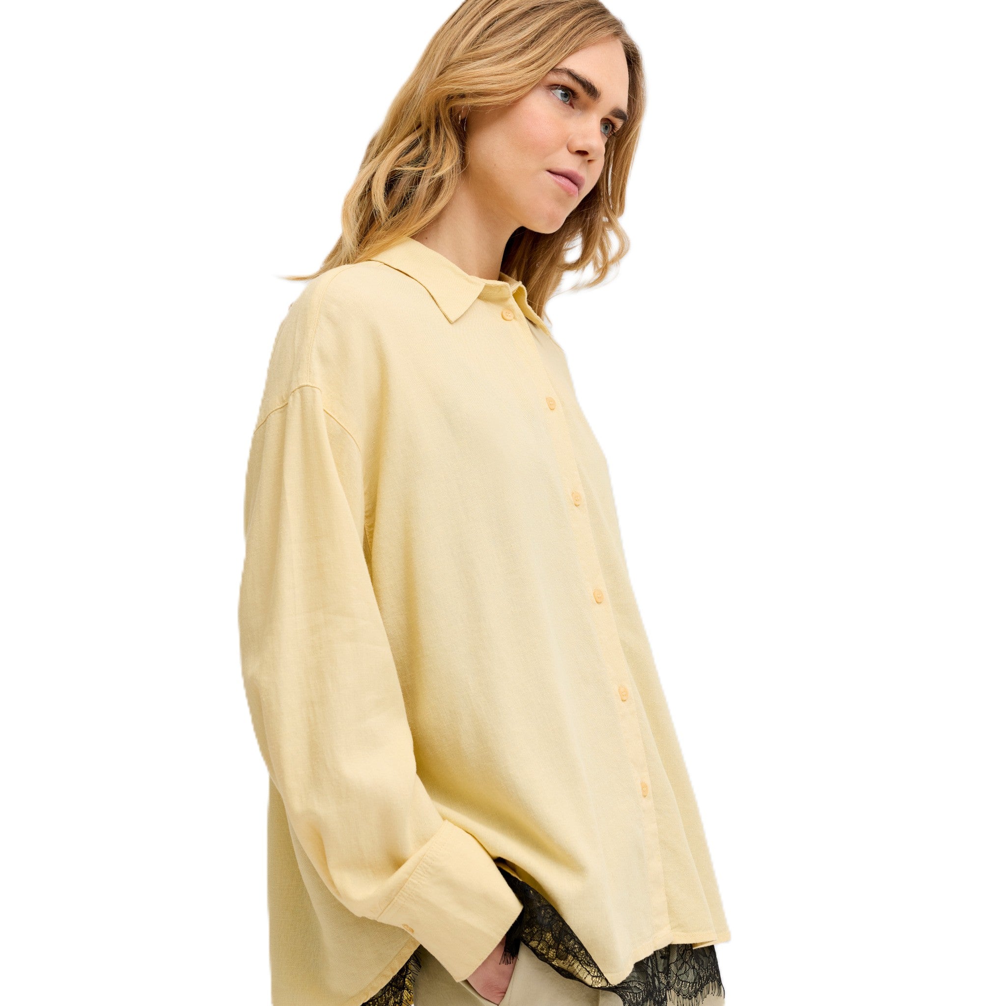 ALMIRA LINEN BLEND SHIRT
