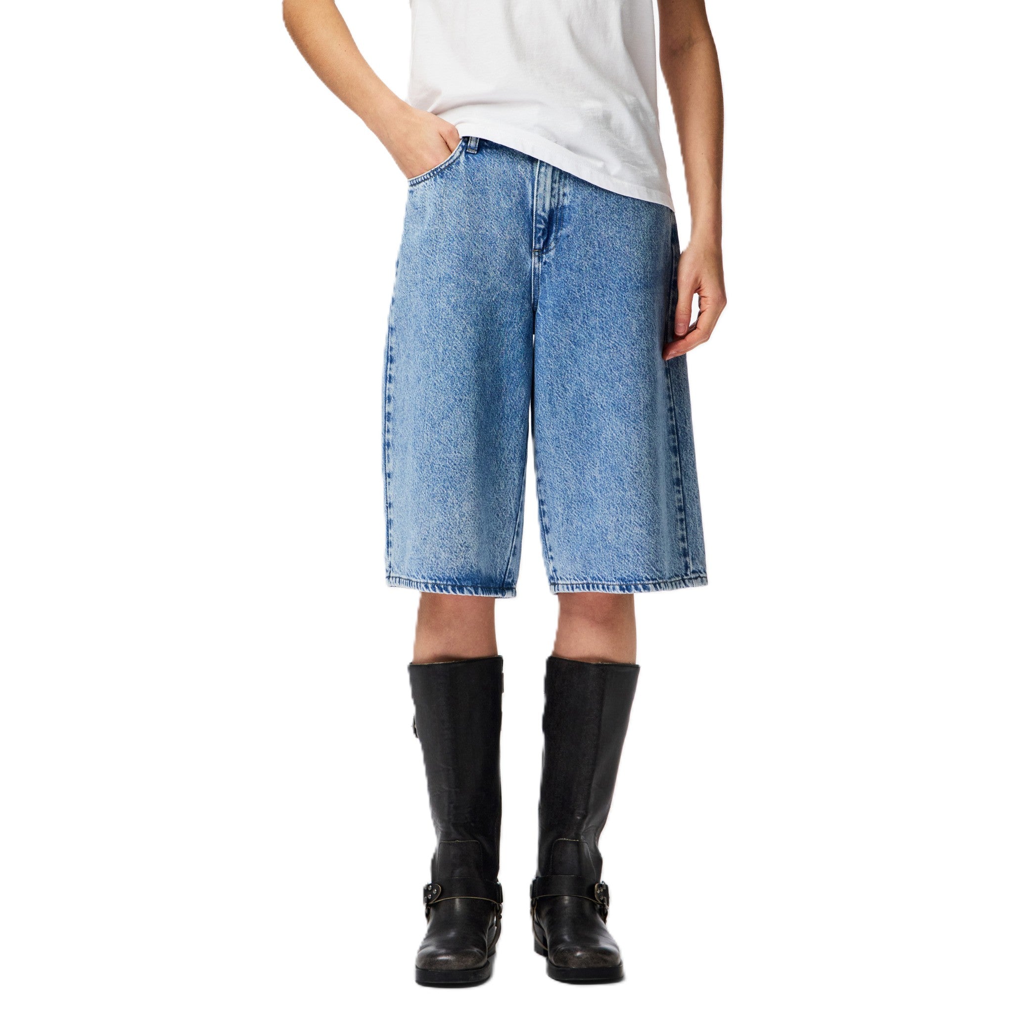 SKY DENIM JORTS