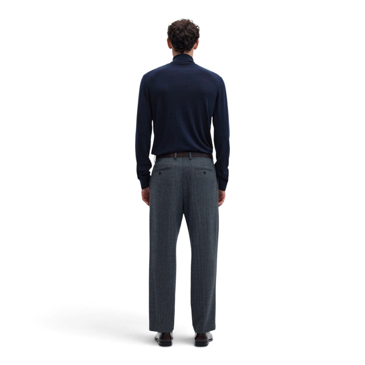 TRAY KNIT MERINO ROLL NECK