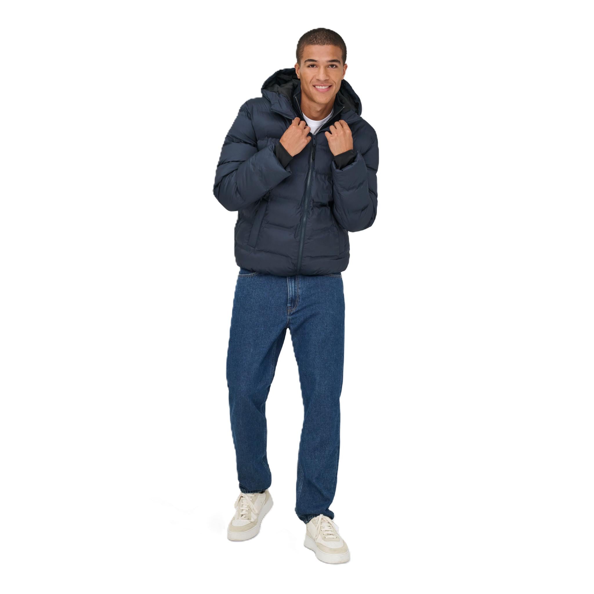 ONSUNION HOOD PUFFER JACKET