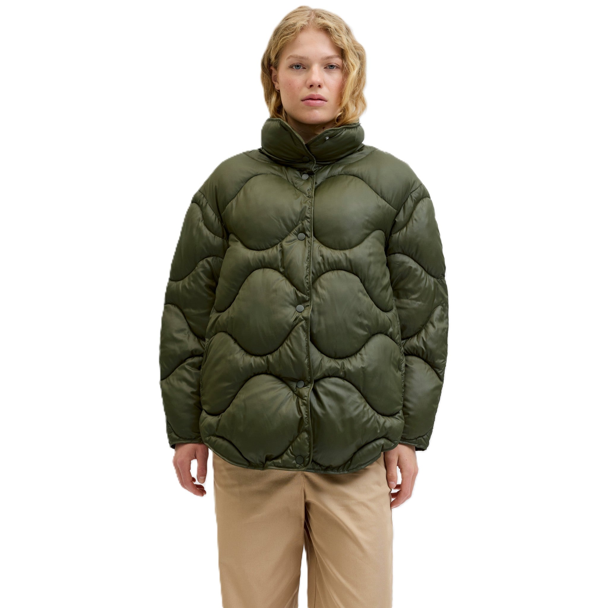 JXSTELLA SHINY QUILTED JACKET