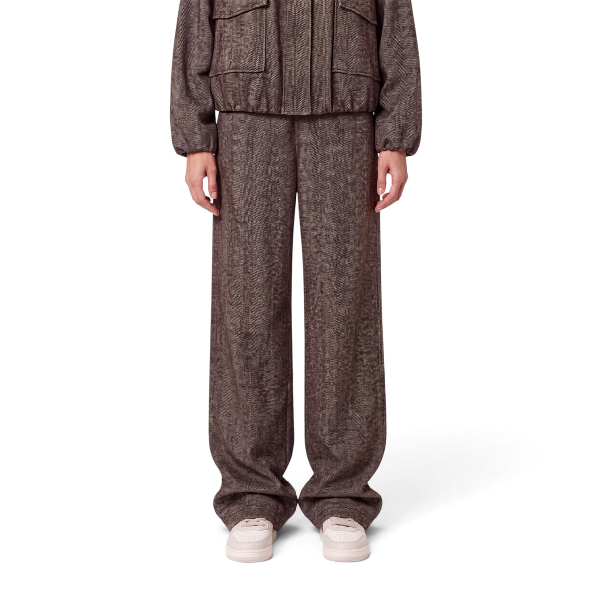 ALBERTE HERRINGBONE PANTS
