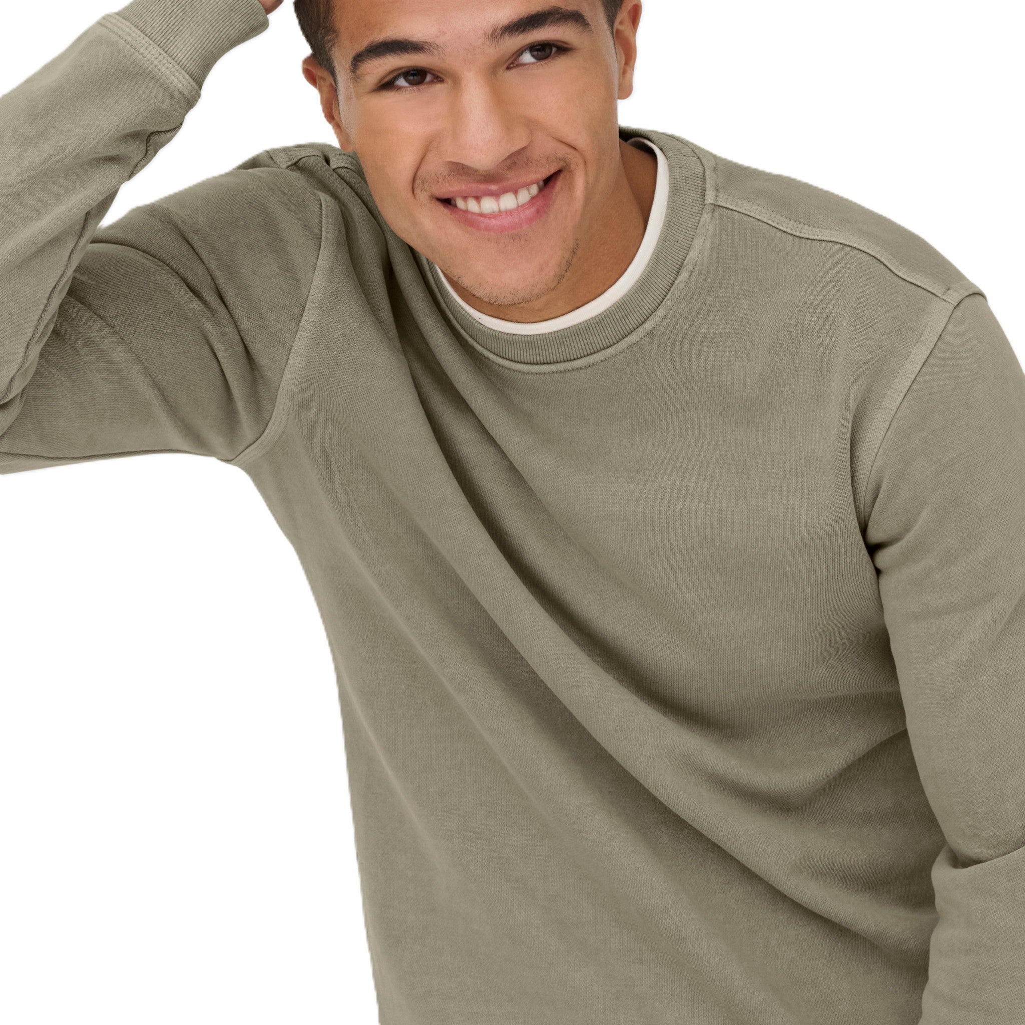 ONSBROCK WASHED LOGO CREW SWEAT