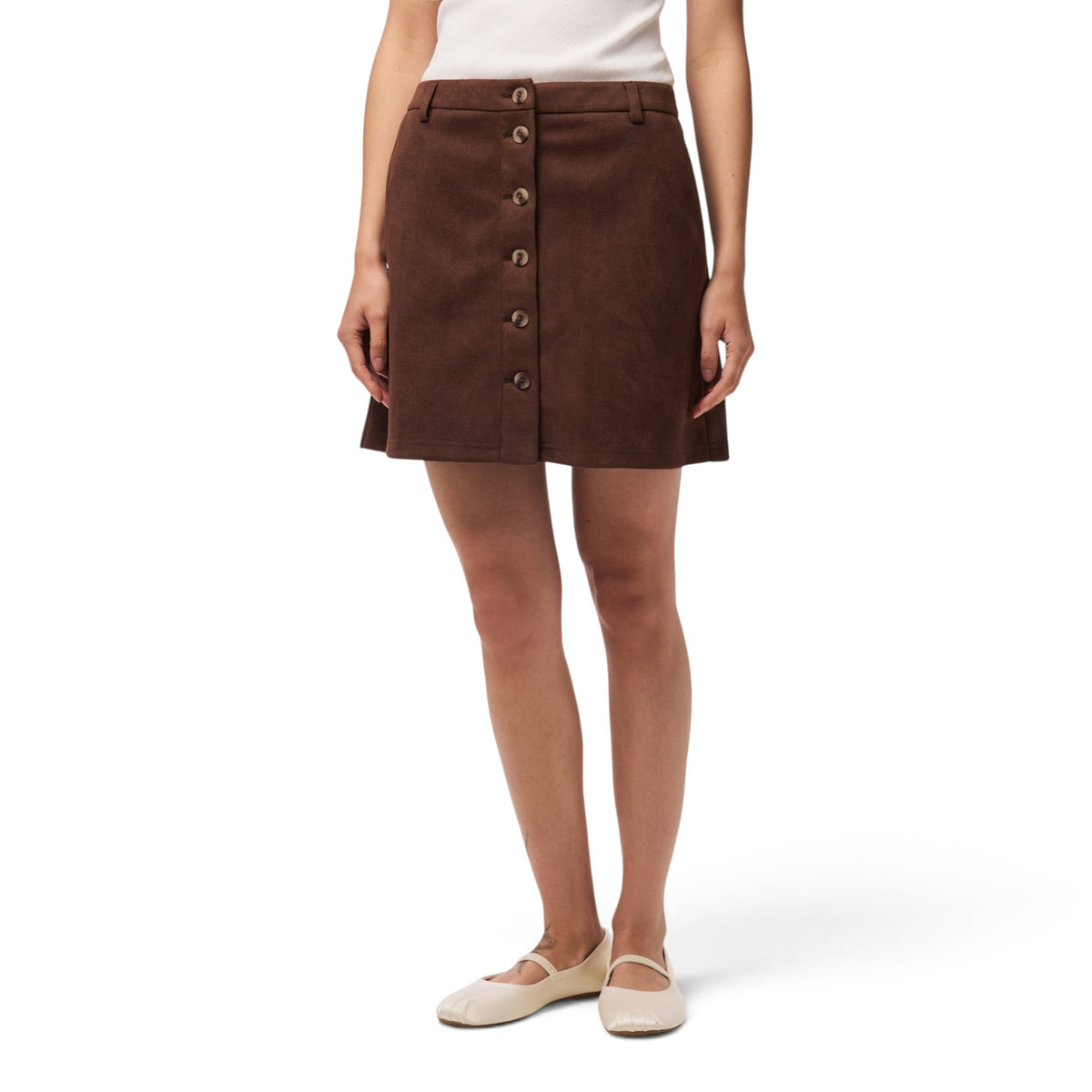 RAKEL BRUSHED SHORT SKIRT