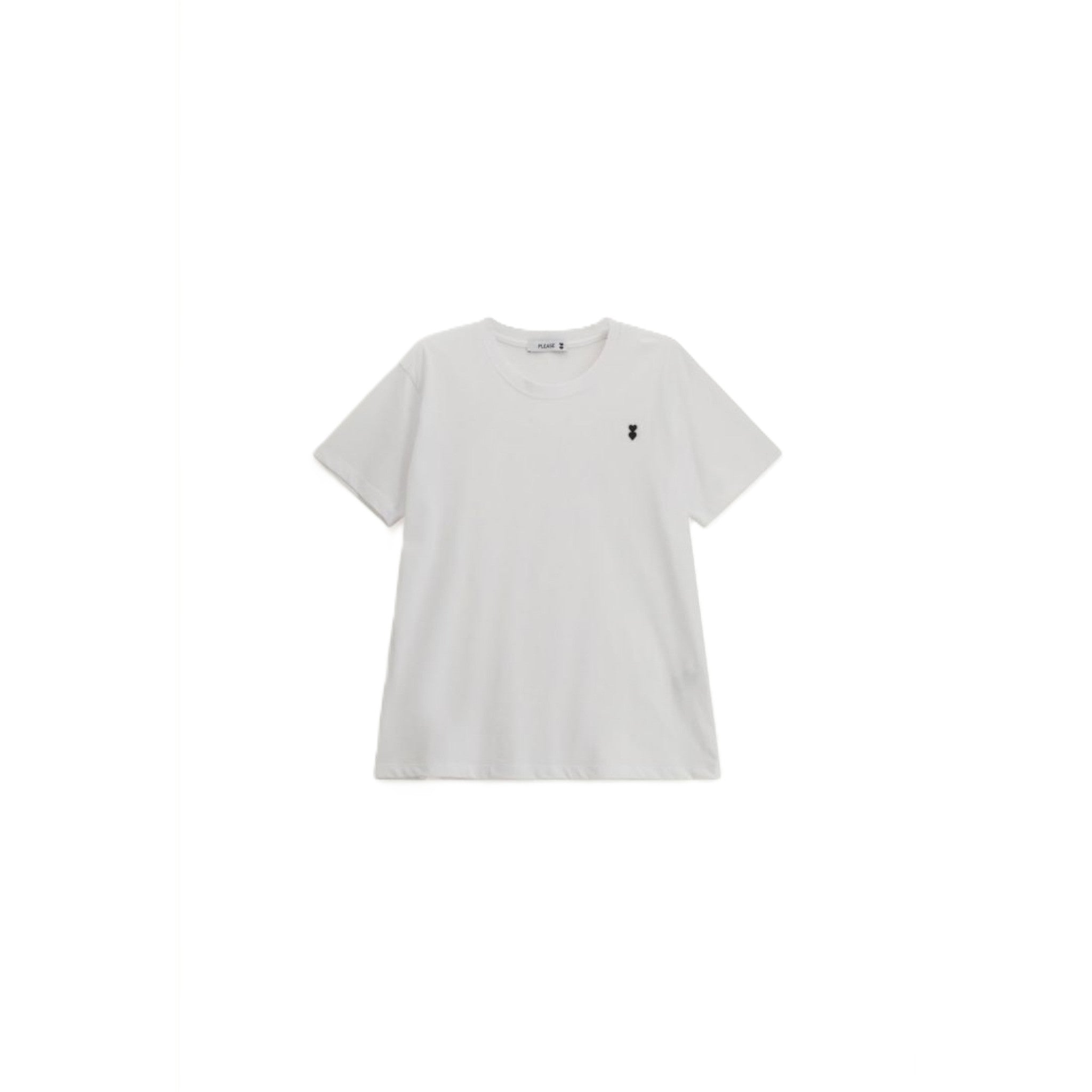 T-SHIRT REGULAR FIT CON LOGO RICAMATO