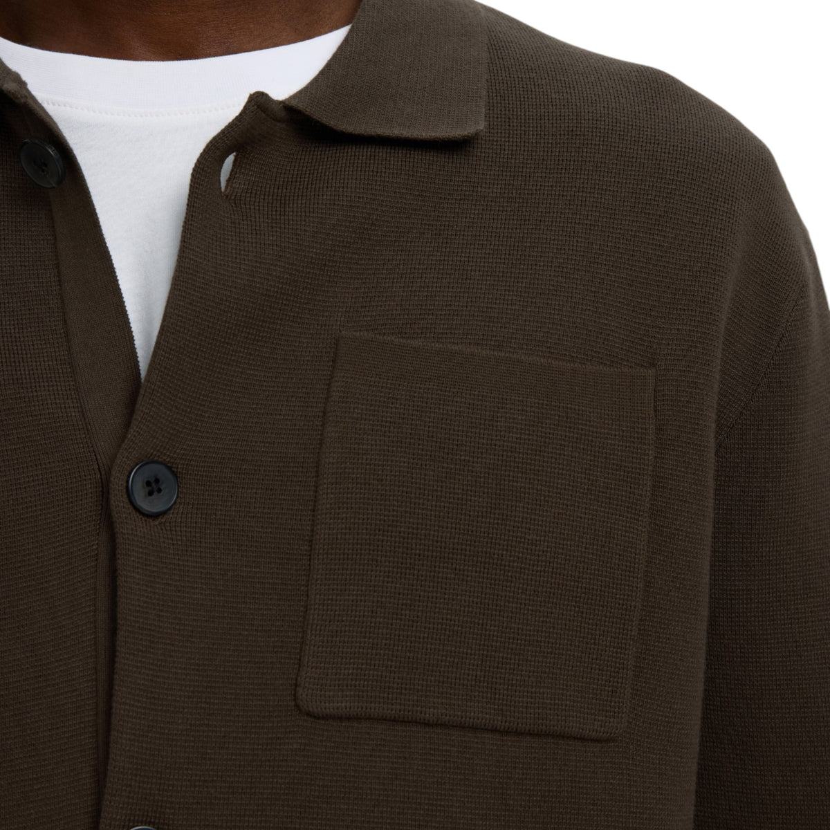MIKE LIGHT POLO CARDIGAN