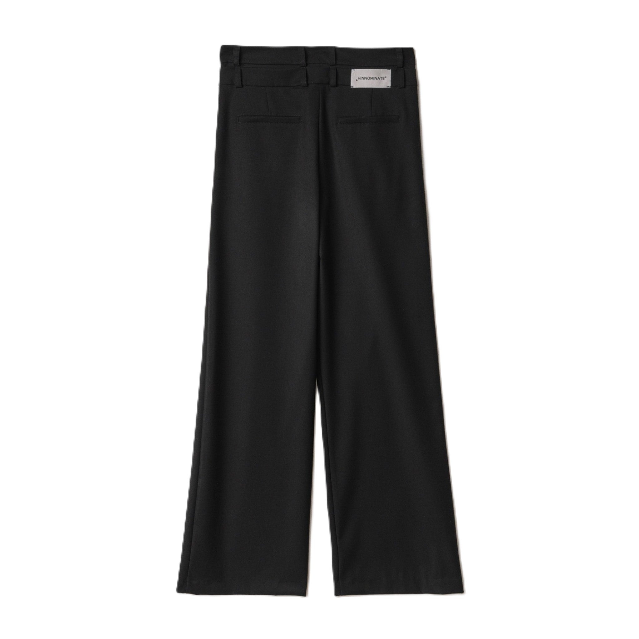 PANTALONE IN TWILL VITA ALTA CON DOPPIO CINTO