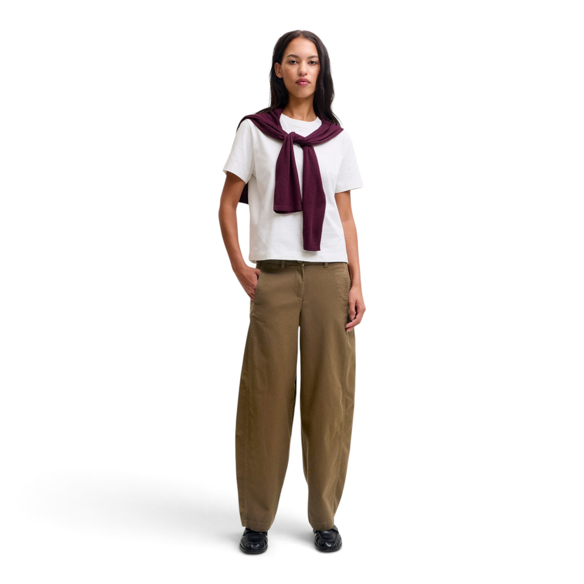 HAZEL KIRA BARREL PANTS