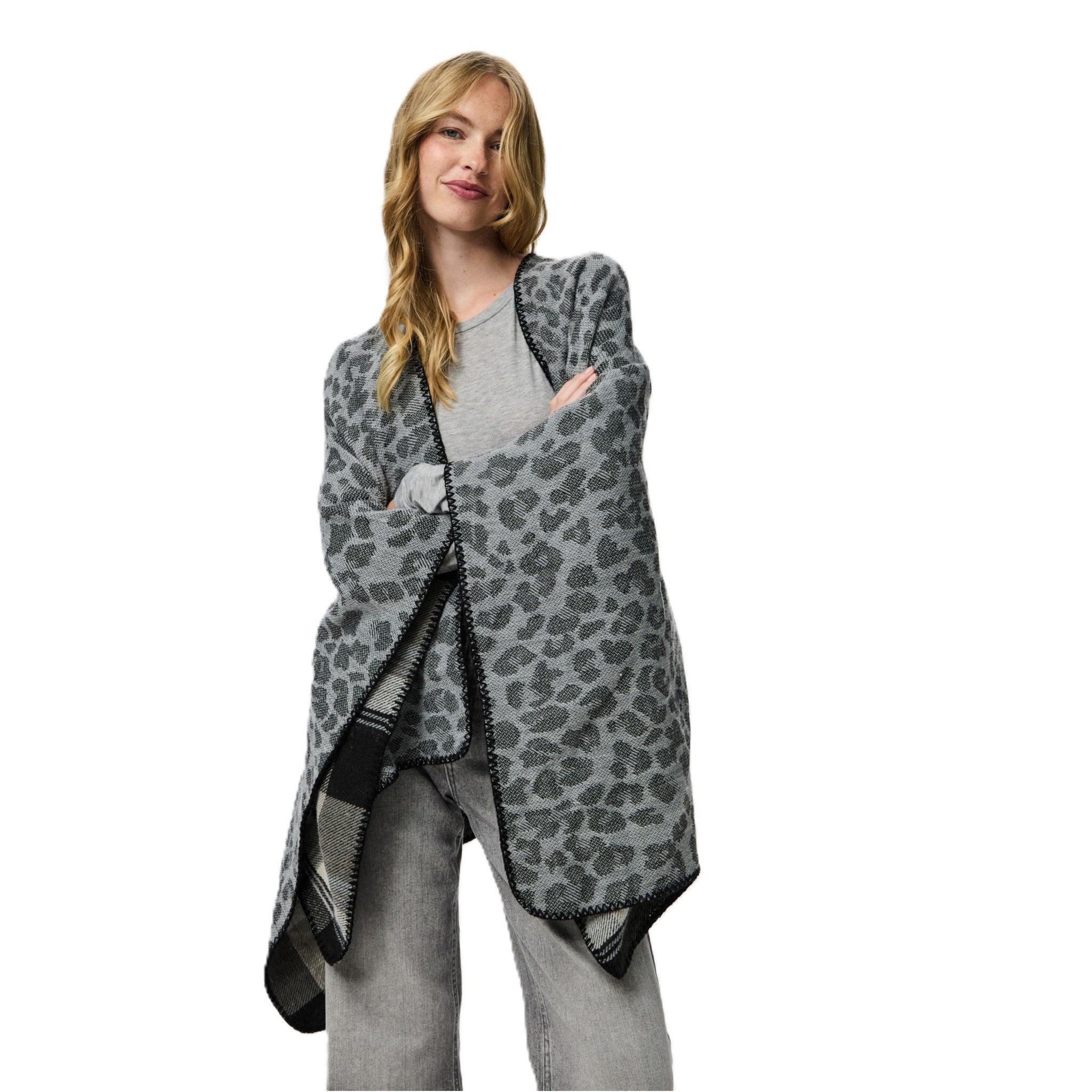 PCJALINA PONCHO REVERSABLE