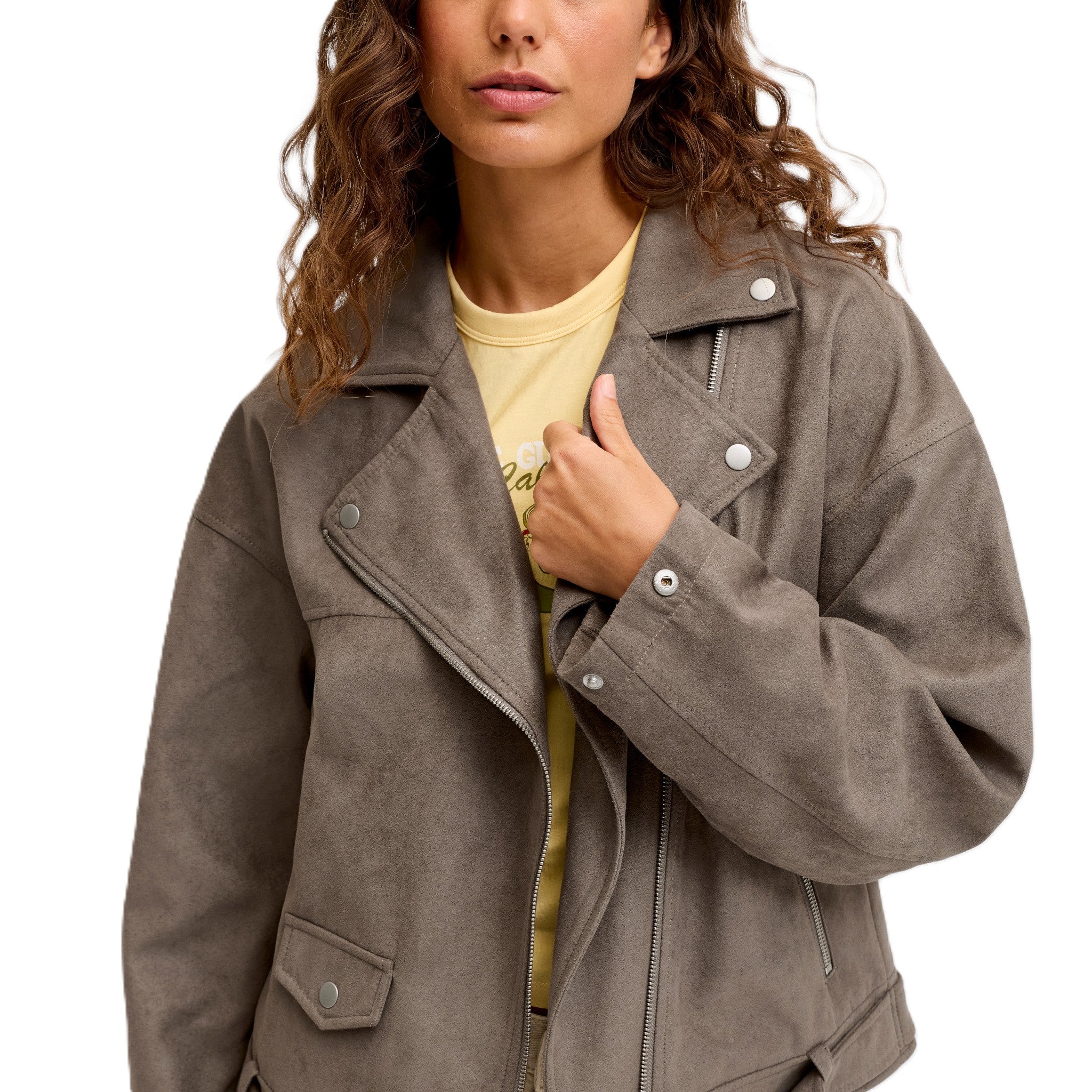 FRIDA ROCKY BRUSHED BIKER JACKET