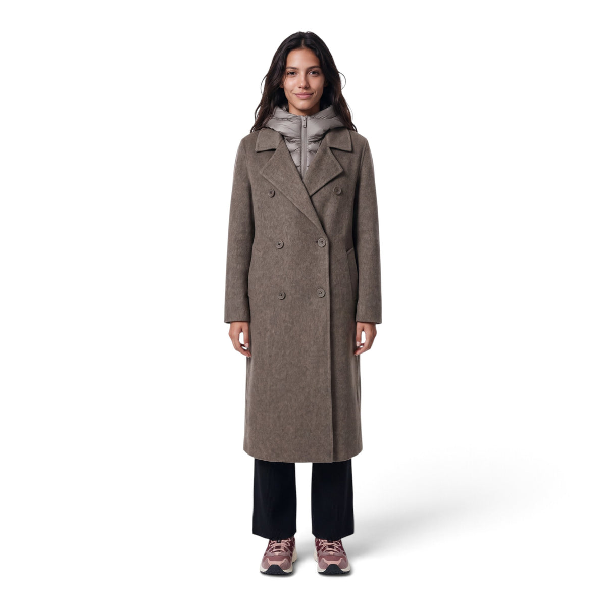 COPENAGHEN COAT - CAPPOTTO IN LANA E NYLON