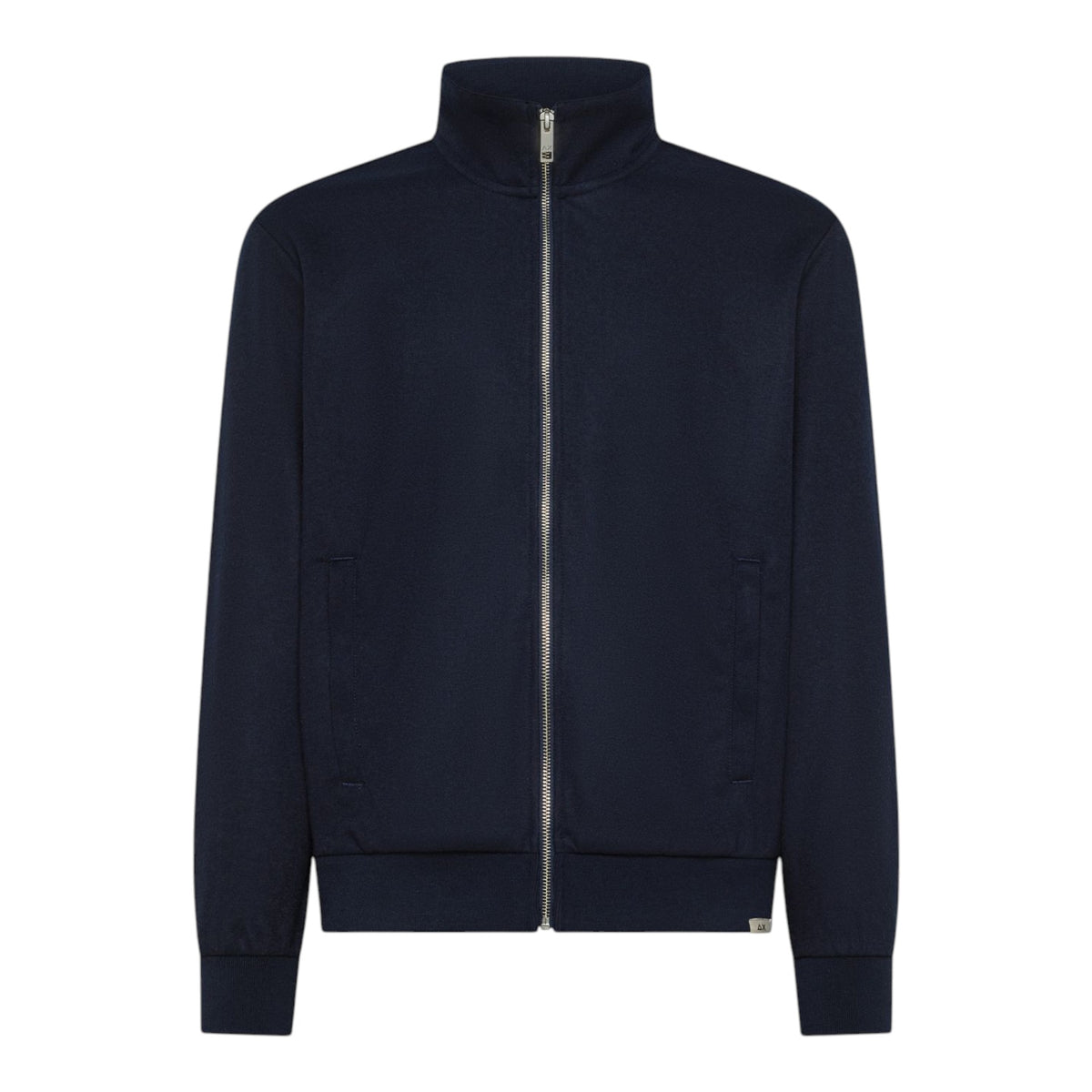 FELPA IN LANA E COTONE CON ZIP