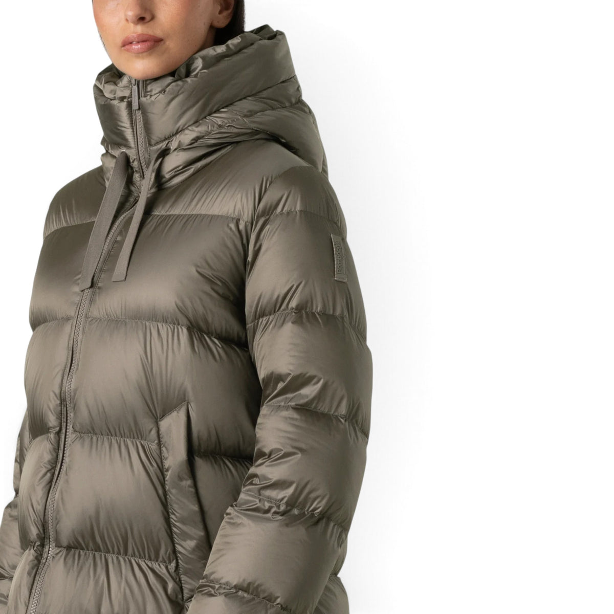 GENEVA JACKET - PIUMINO LUNGO IN NYLON LUCIDO