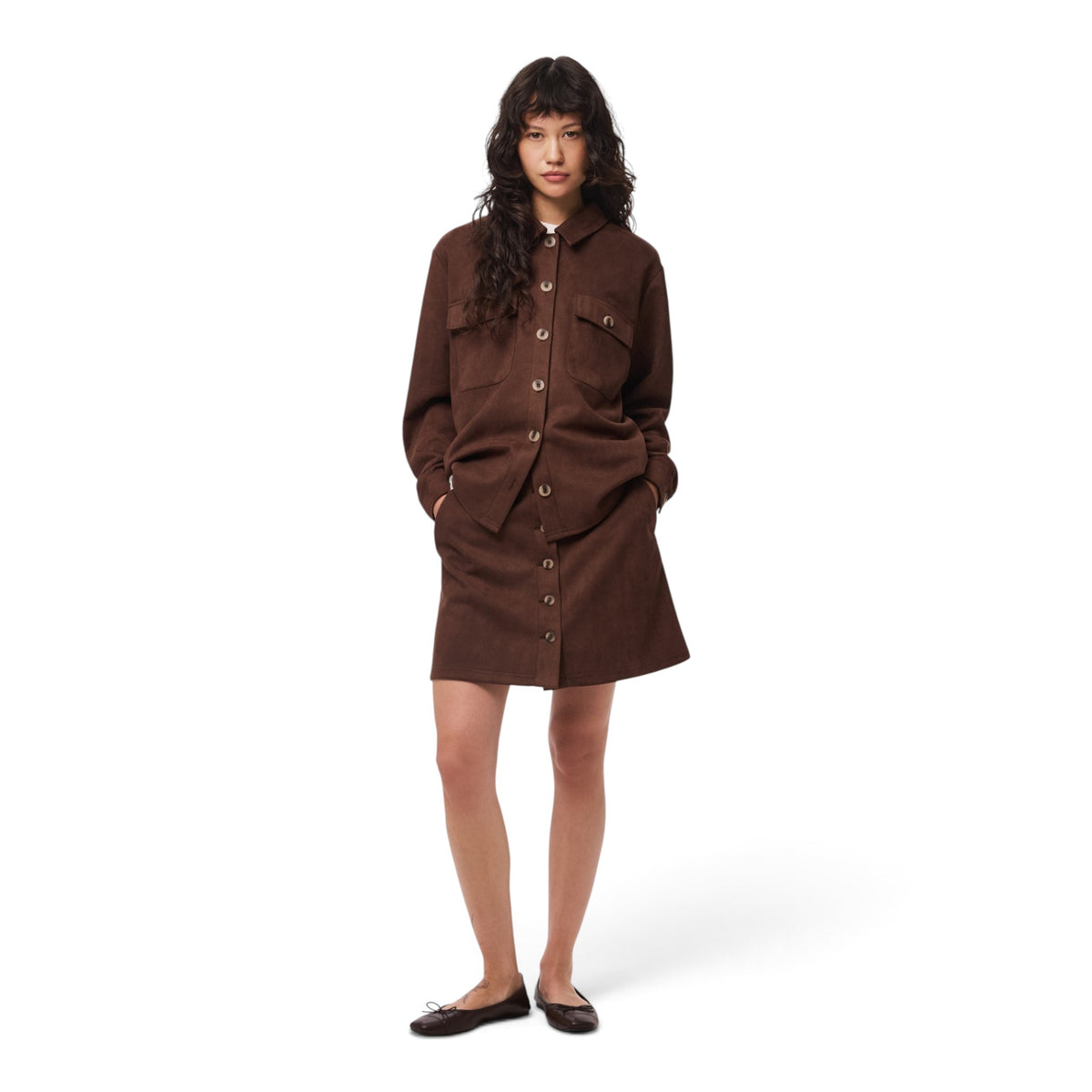 RAKEL BRUSHED SHACKET