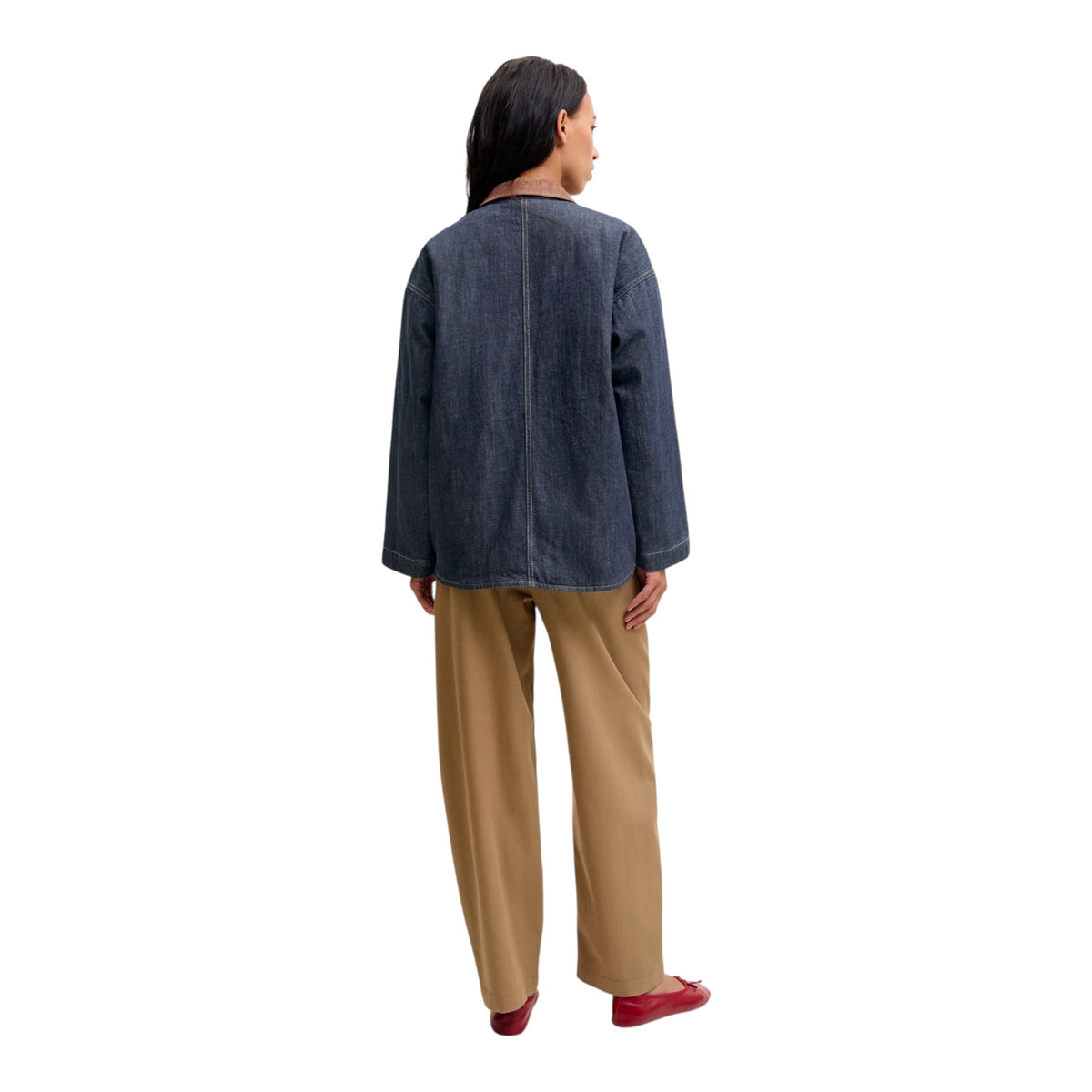 FLYNN COMF BARN JACKET DENIM
