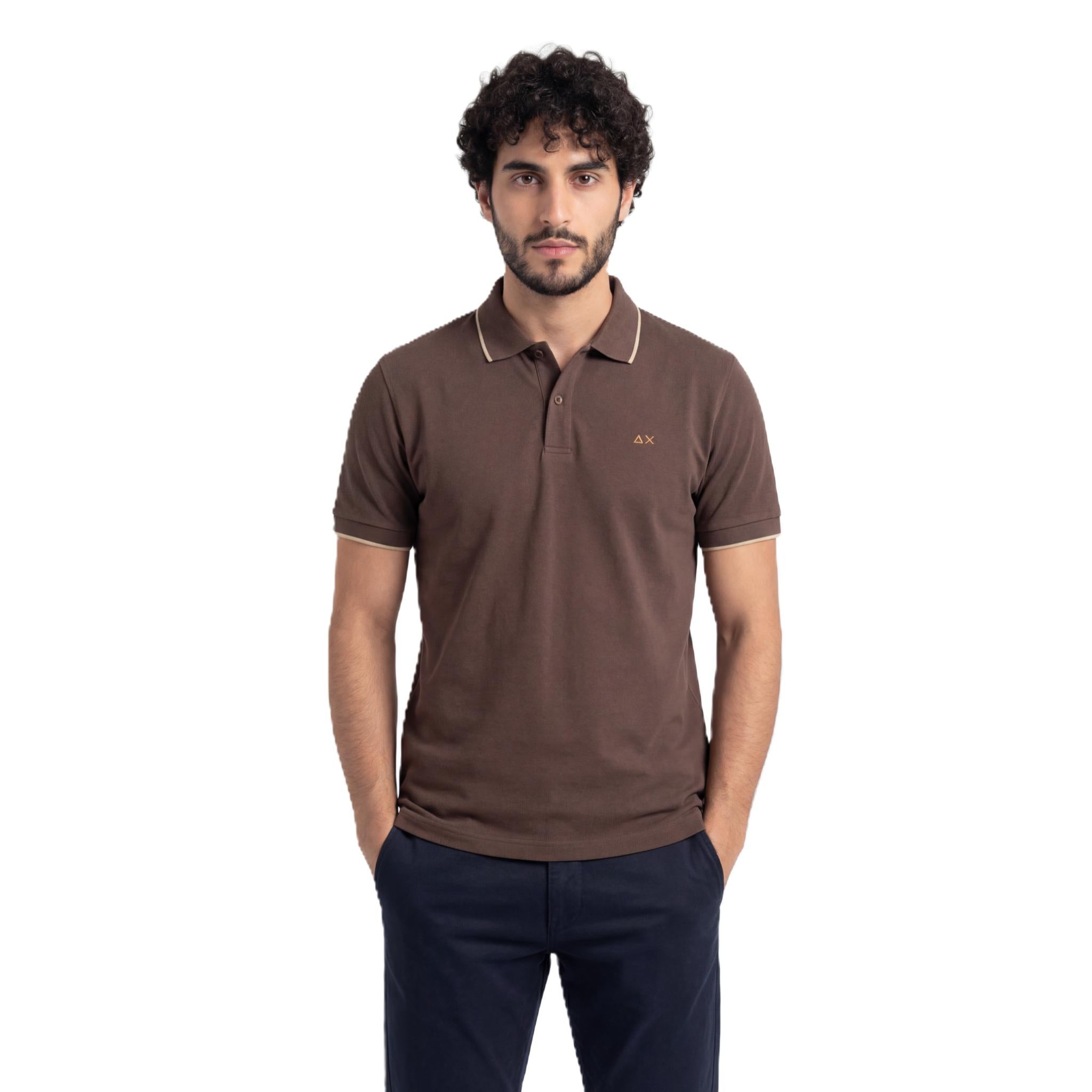 POLO SMALL STRIPE ON COLLAR