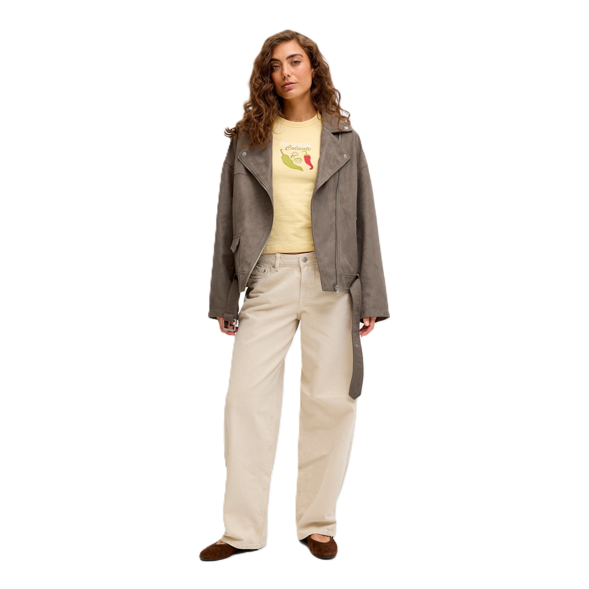 FRIDA ROCKY BRUSHED BIKER JACKET