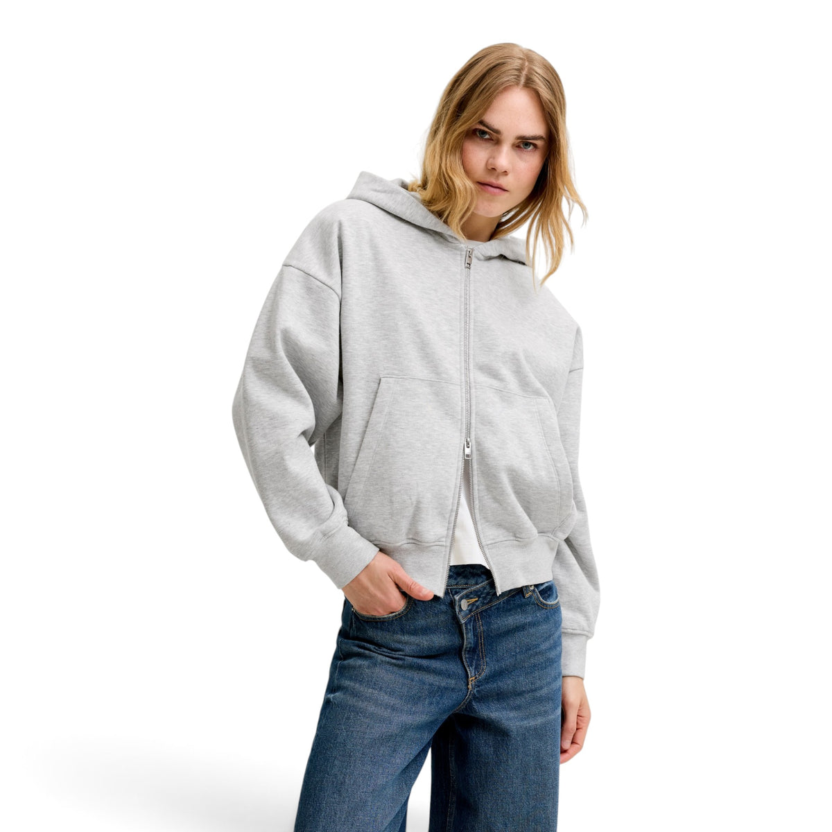 SOPHIA BOXY ZIP HOOD