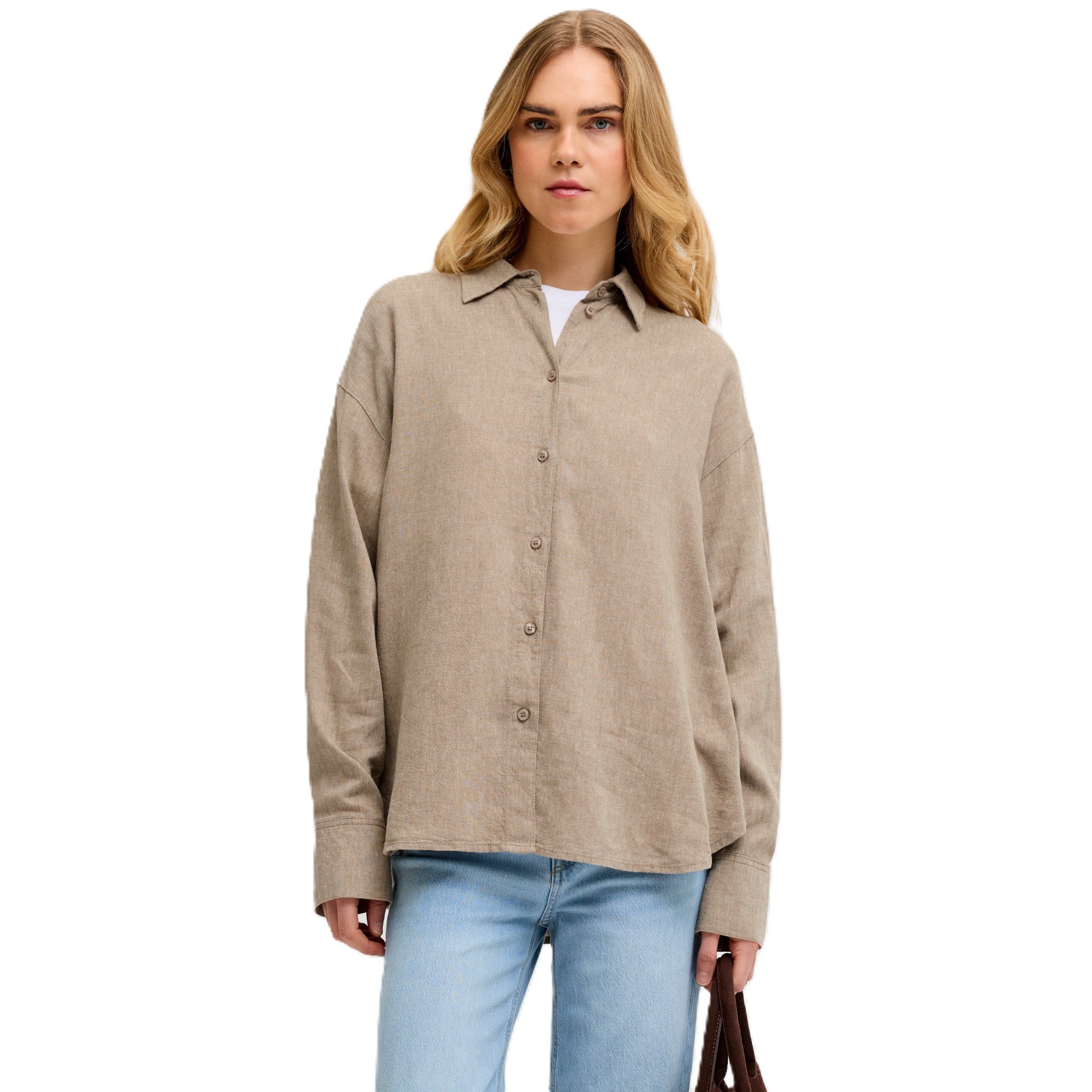 ALMIRA LINEN BLEND SHIRT