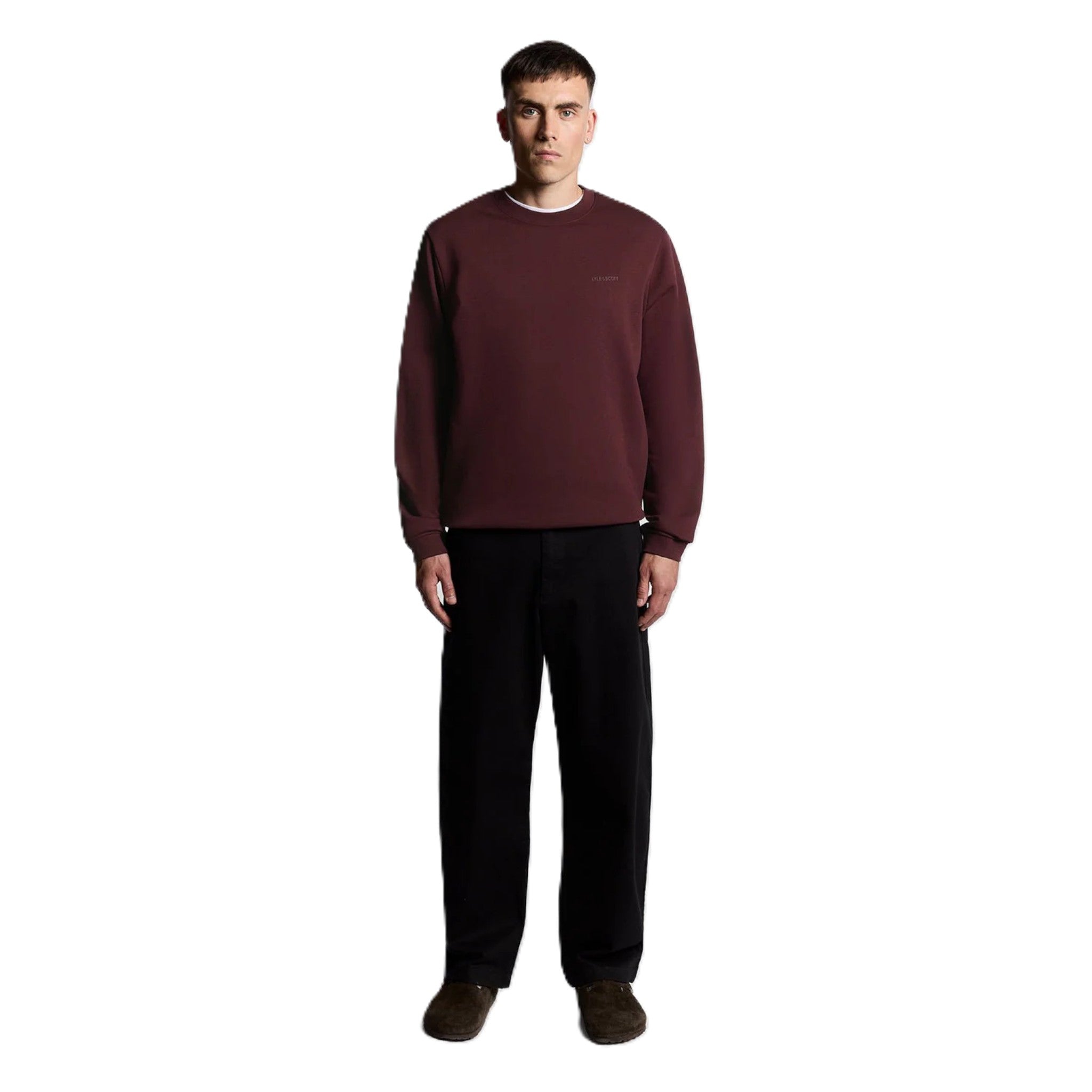 BRUSHBACK FLEECE CREW NECK SWEATSHIRT