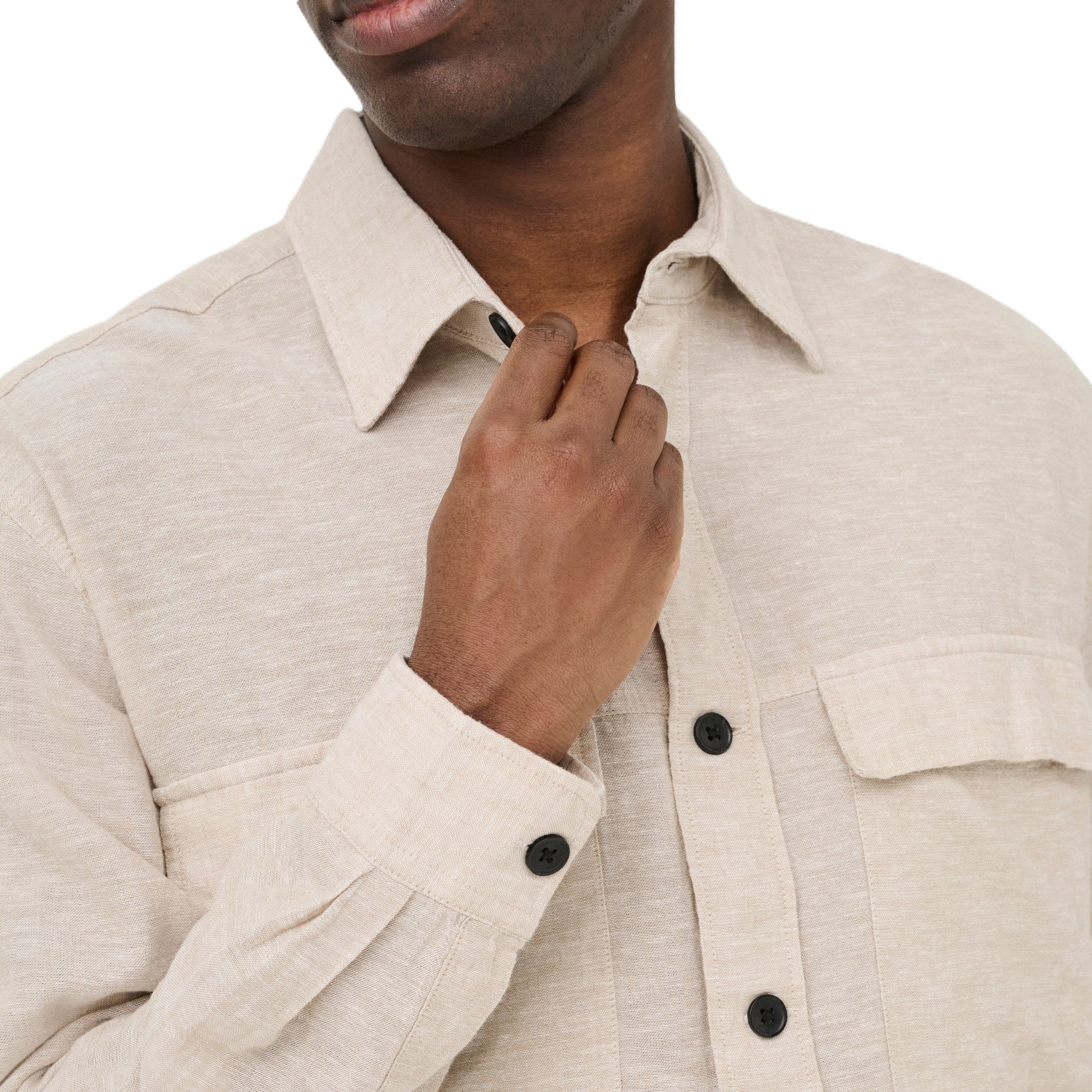 CAIDEN OVERSHIRT LINEN
