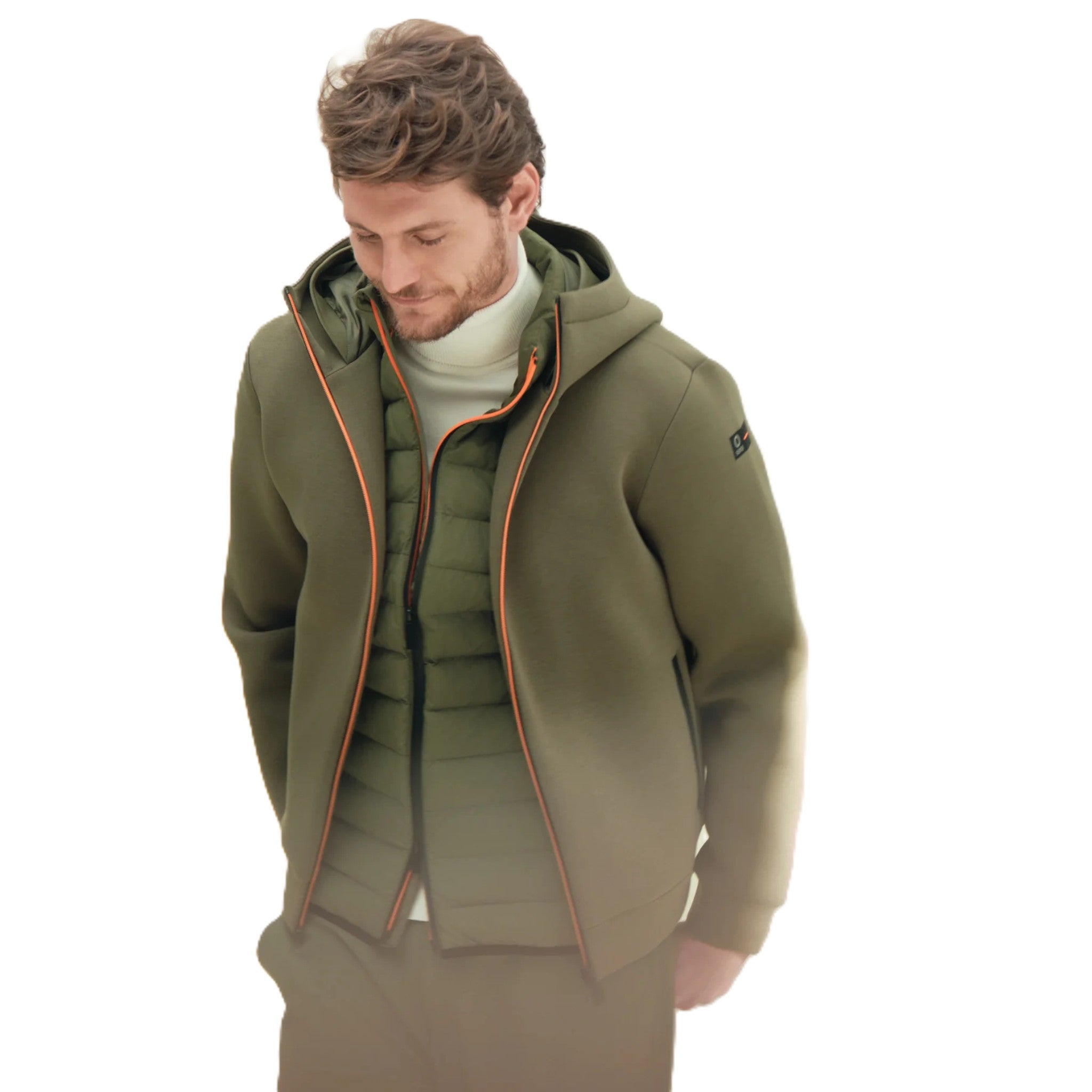 FELPA MARZIO NEO CON ZIP E CAPPUCCIO