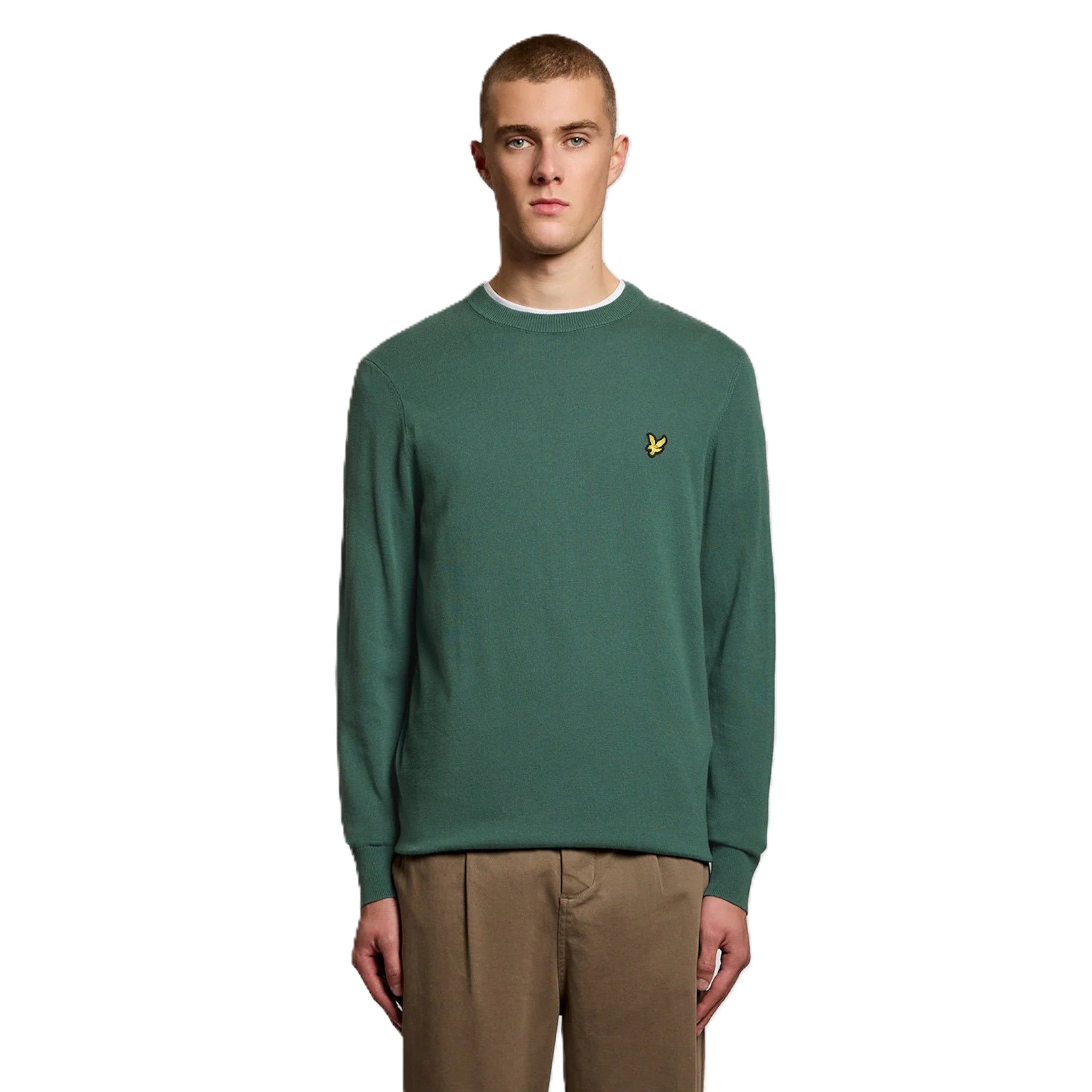 COTTON CREW NECK JUMPER