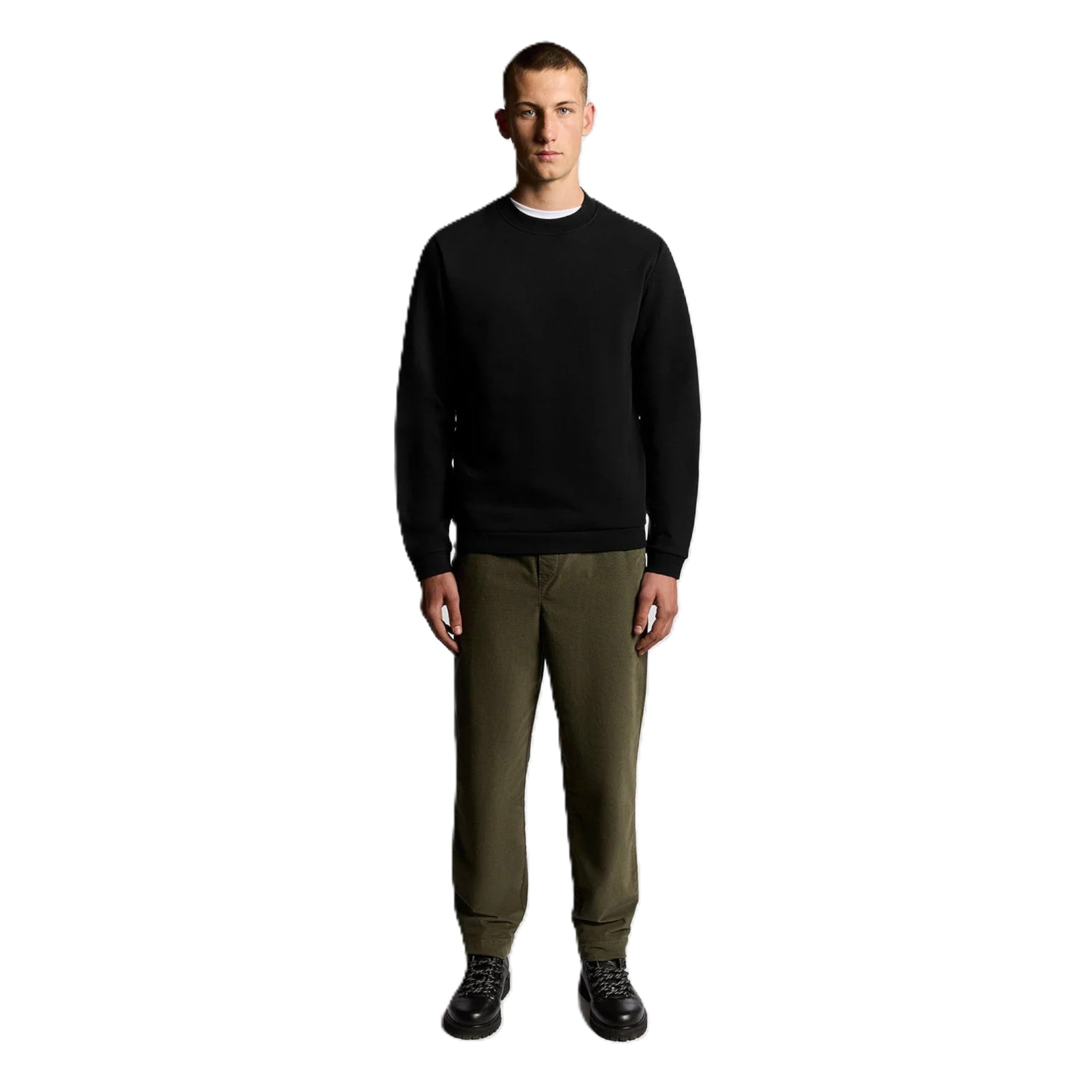 BRUSHBACK FLEECE CREW NECK SWEATSHIRT