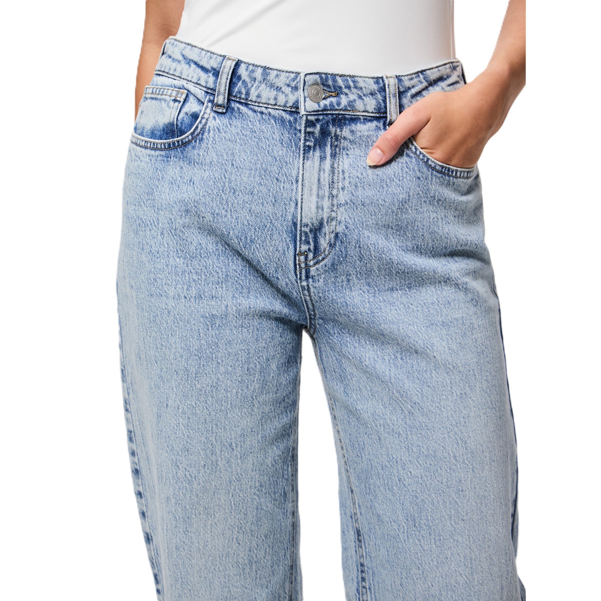 PCJILL STRAIGHT DENIM JEANS