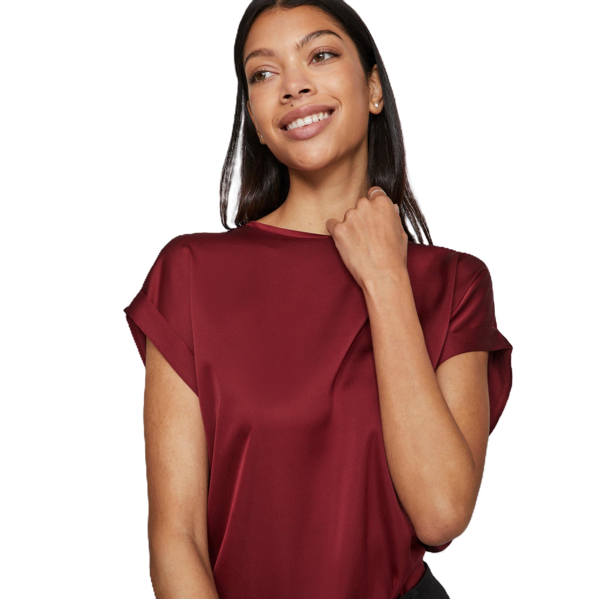 VIELLETTE SATIN TOP